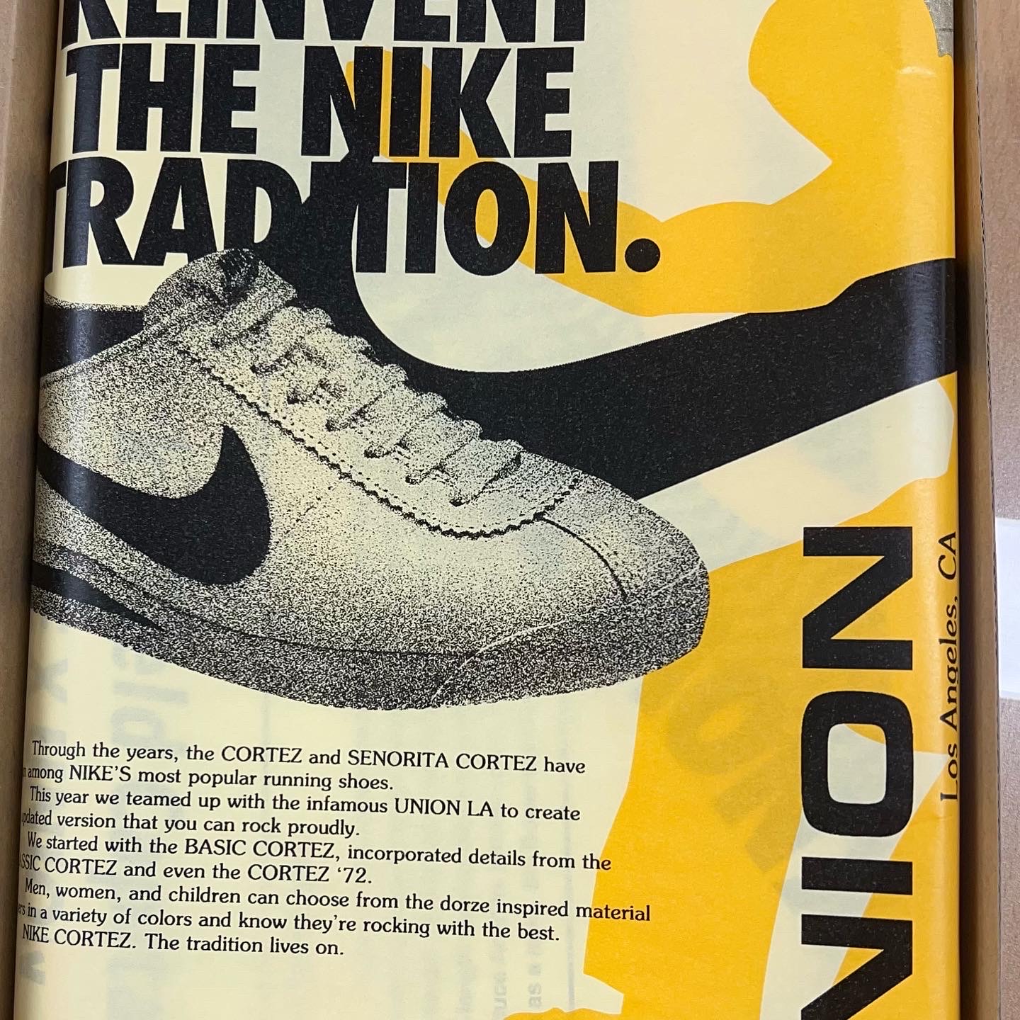 Nike x Union Cortez SP Light Smoke 착용 스타일 - 1
