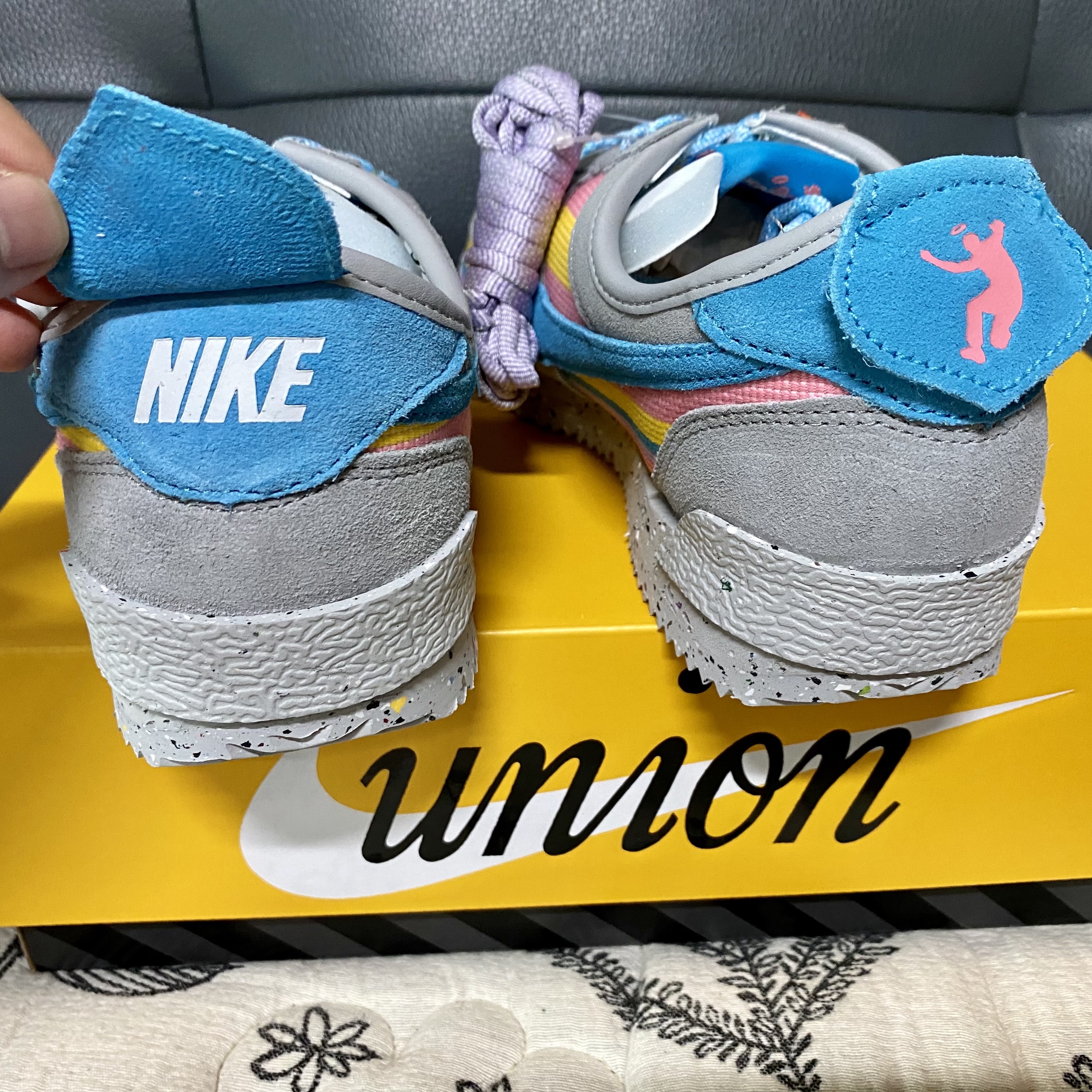 Nike x Union Cortez SP Light Smoke 착용 스타일 - 2
