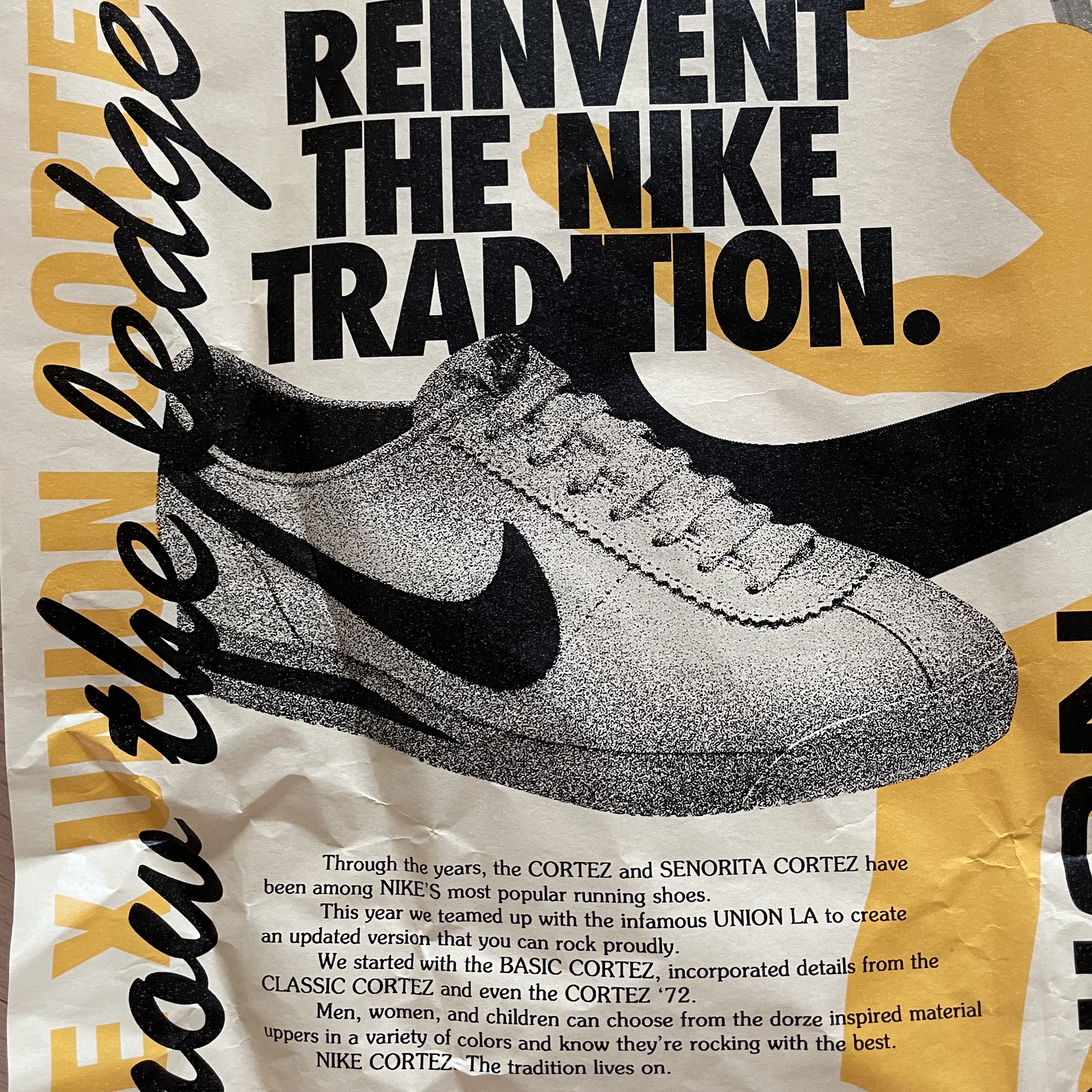 Nike x Union Cortez SP Light Smoke 착용 스타일 - 5