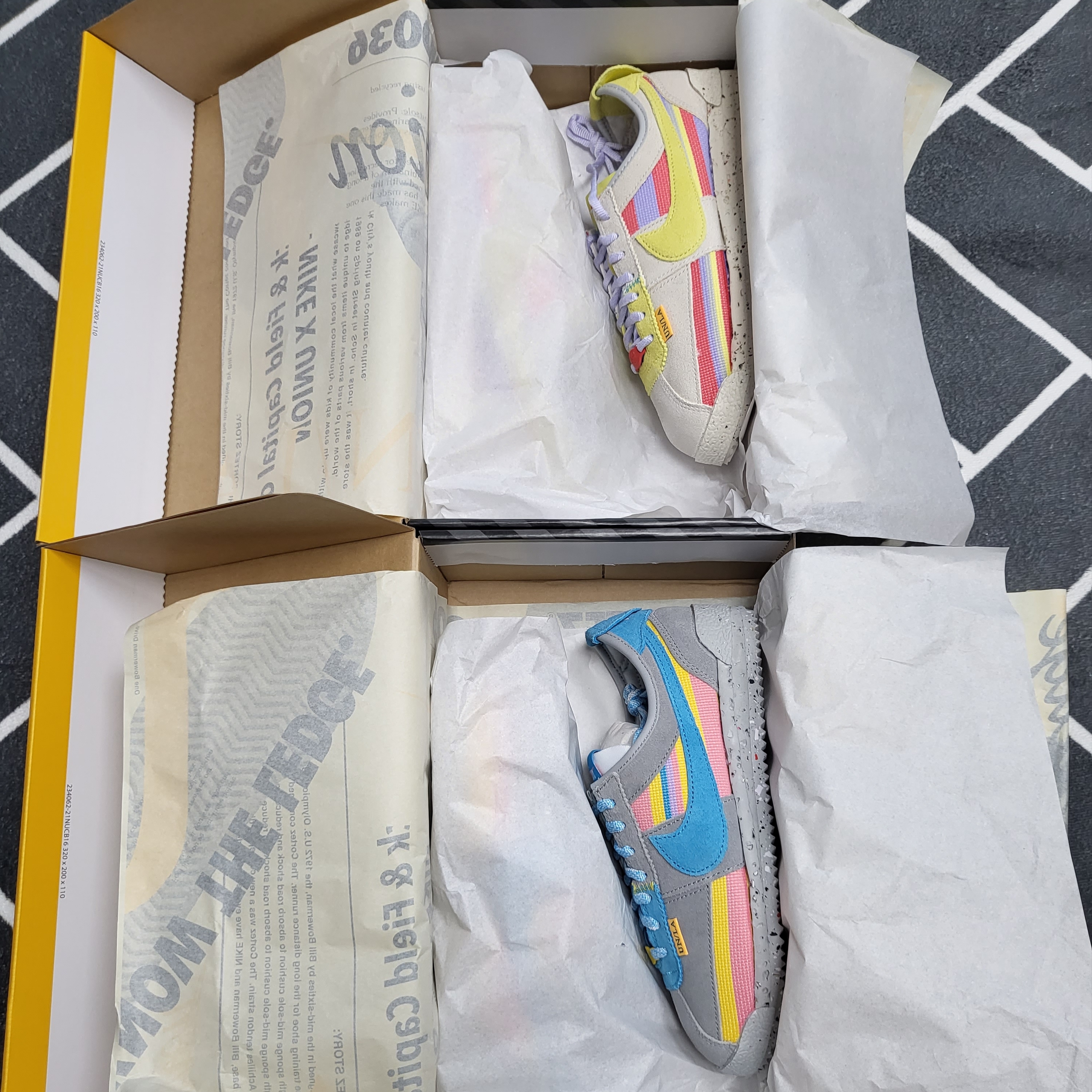 Nike x Union Cortez SP Lemon Frost, Nike x Union Cortez SP Light Smoke 착용 스타일 - 1