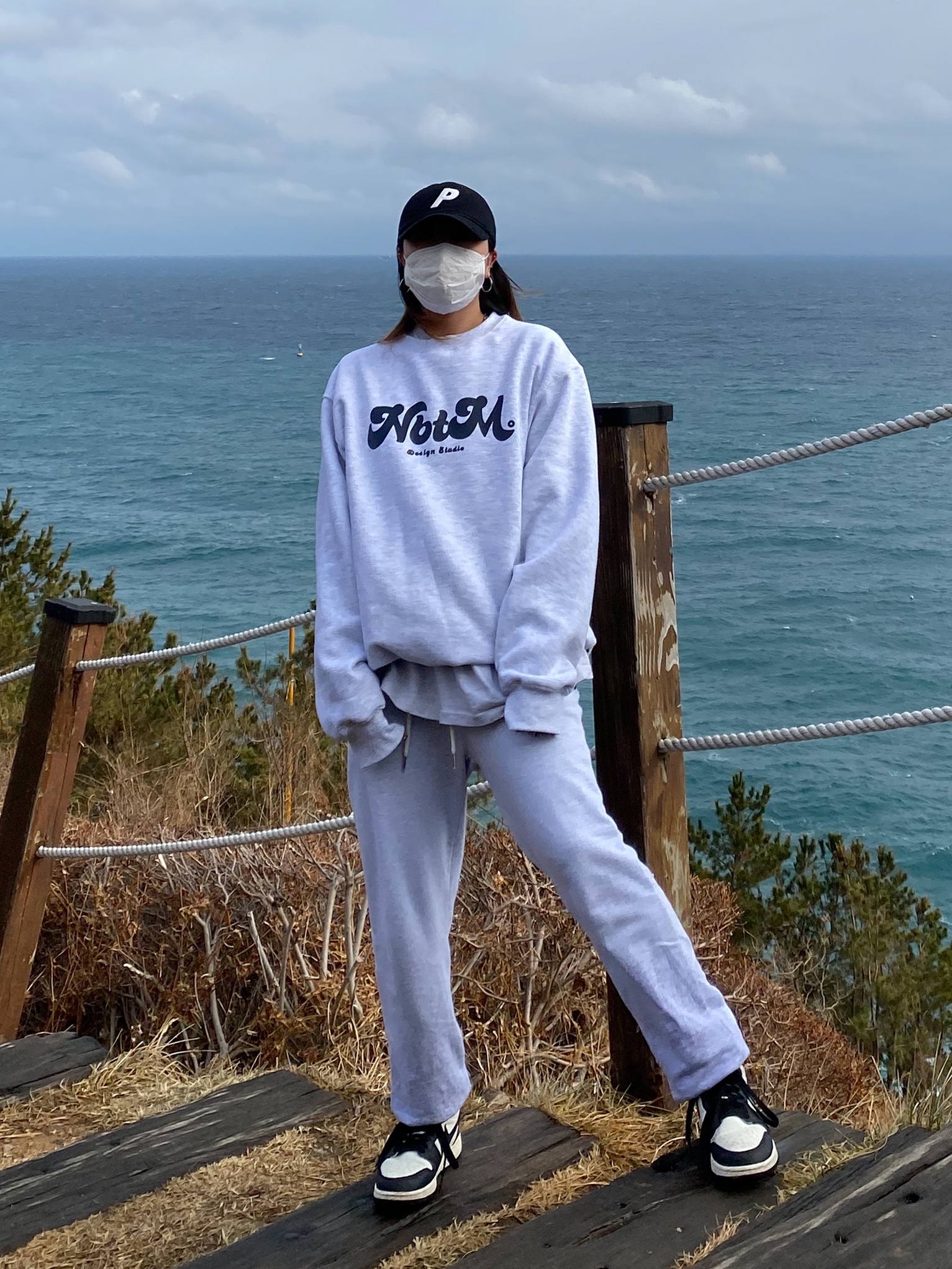 Palace Canvas P 6-Panel Black - 21FW, (GS) Jordan 1 Retro High OG Black Mocha 착용 스타일 - 1