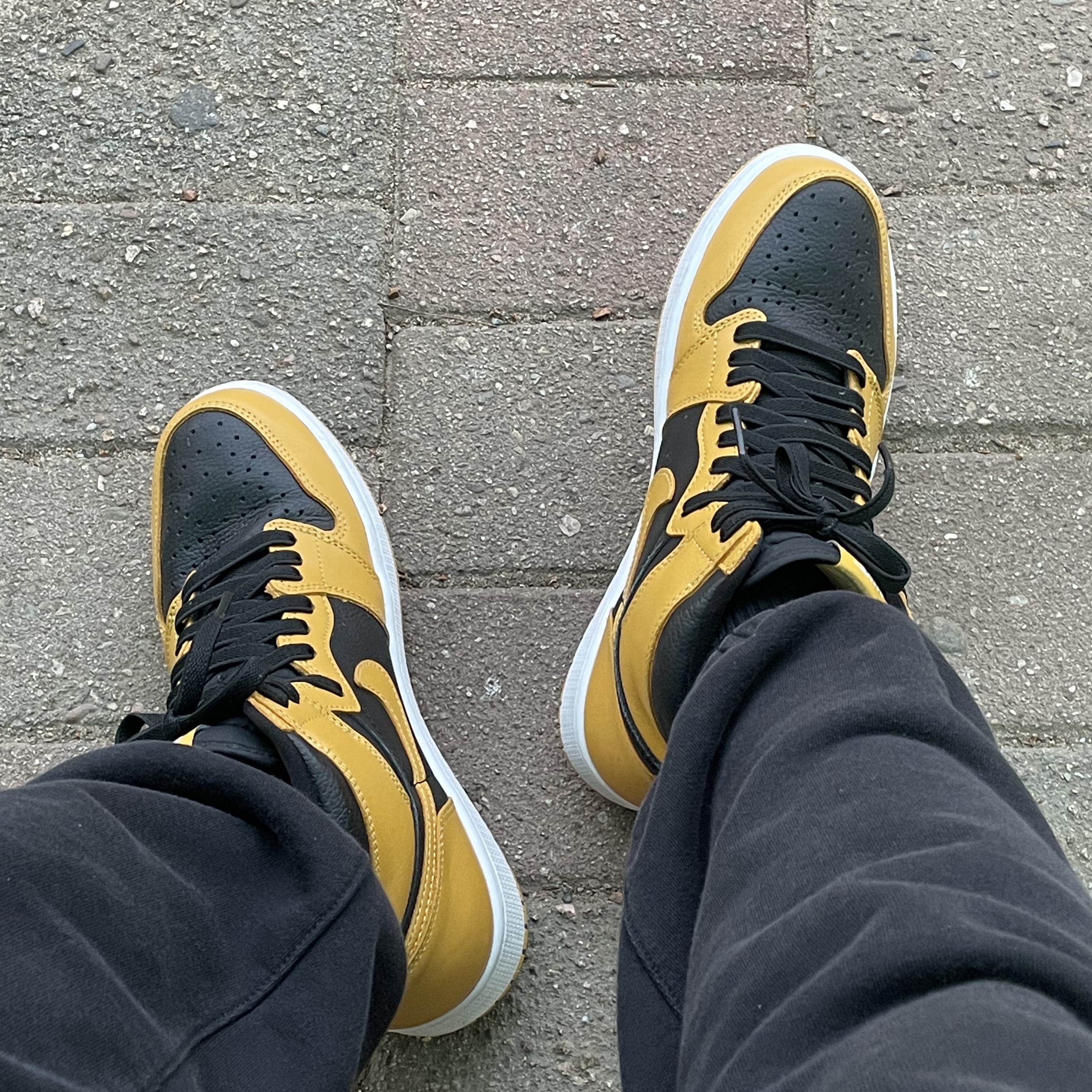Jordan 1 Retro High OG Pollen 착용 스타일 - 1