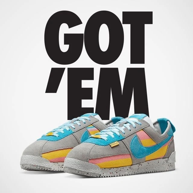 Nike x Union Cortez SP Light Smoke 착용 스타일 - 2