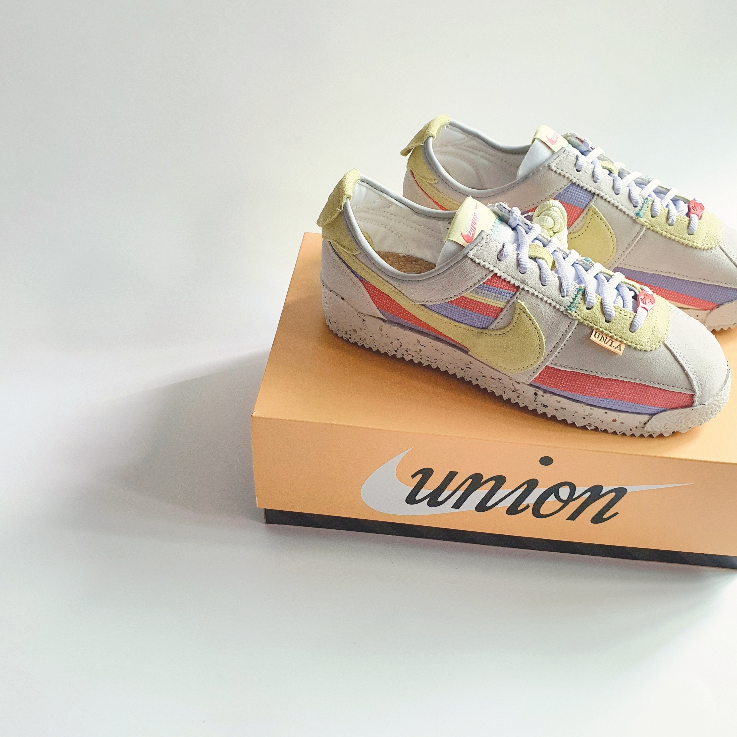 Nike x Union Cortez SP Lemon Frost 착용 스타일