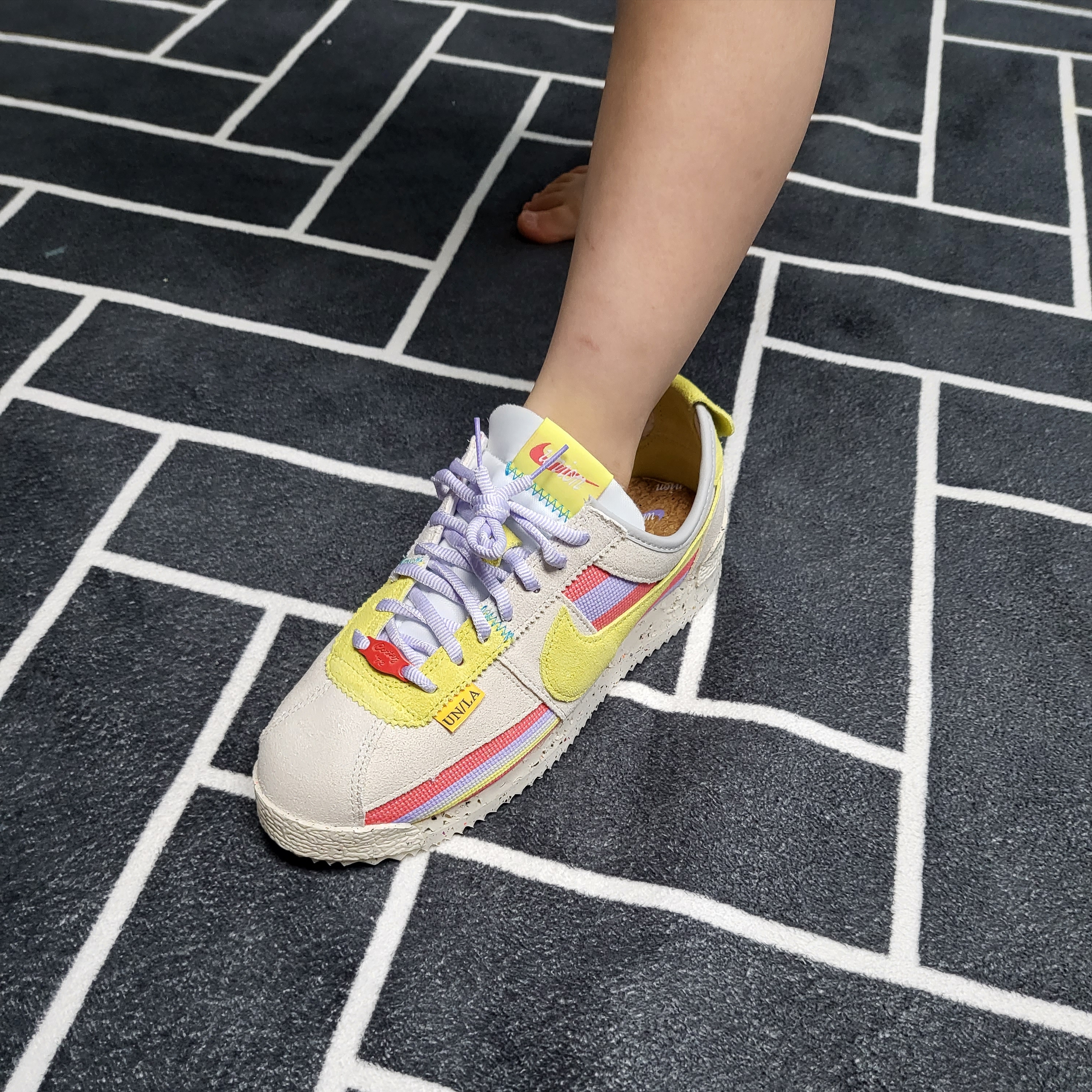 Nike x Union Cortez SP Lemon Frost, Nike x Union Cortez SP Light Smoke 착용 스타일 - 2