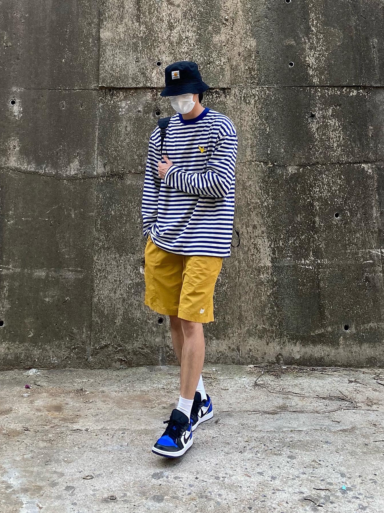 Jordan 1 Low Royal Toe 착용 스타일 - 2