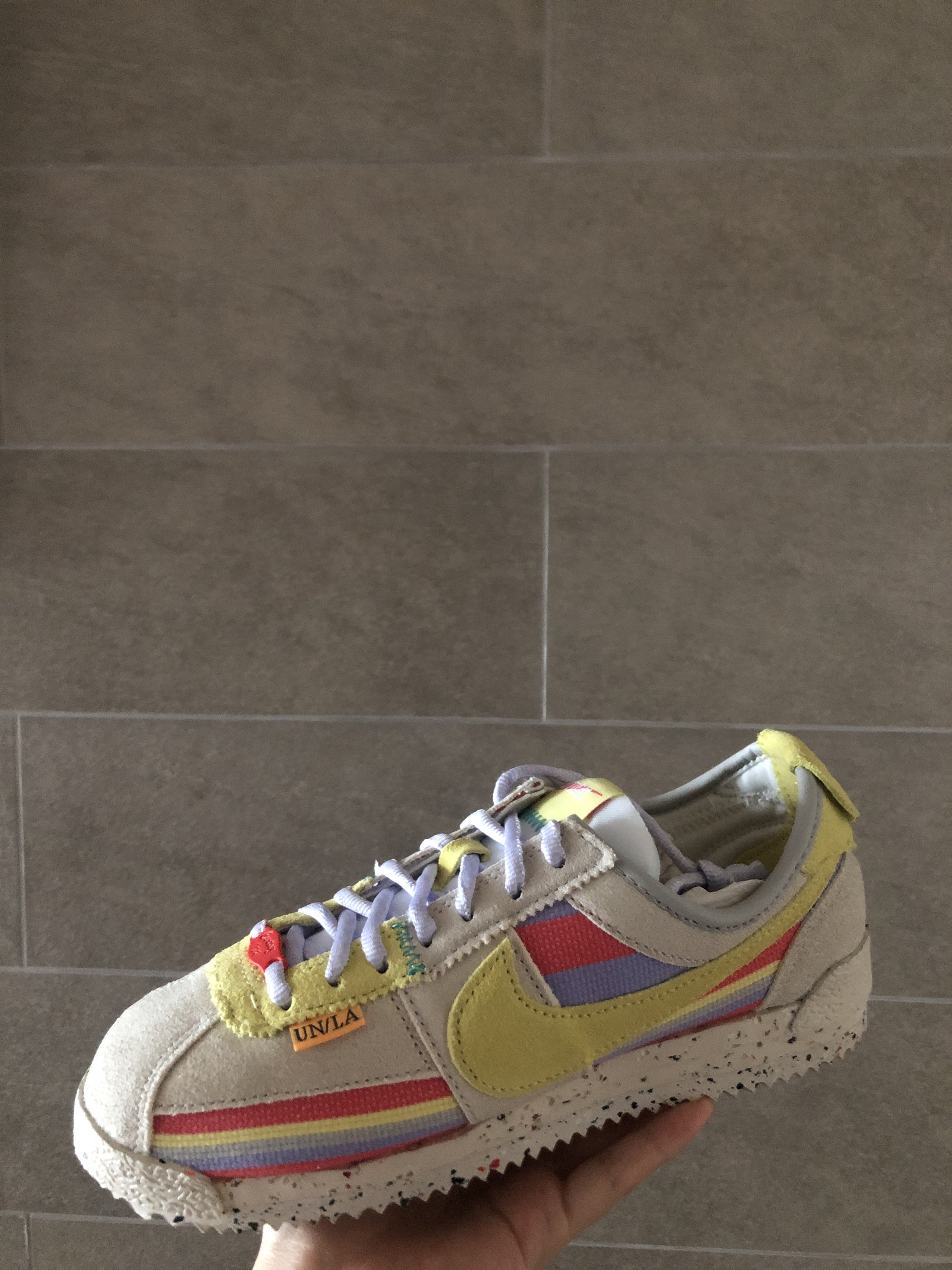 Nike x Union Cortez SP Lemon Frost 착용 스타일