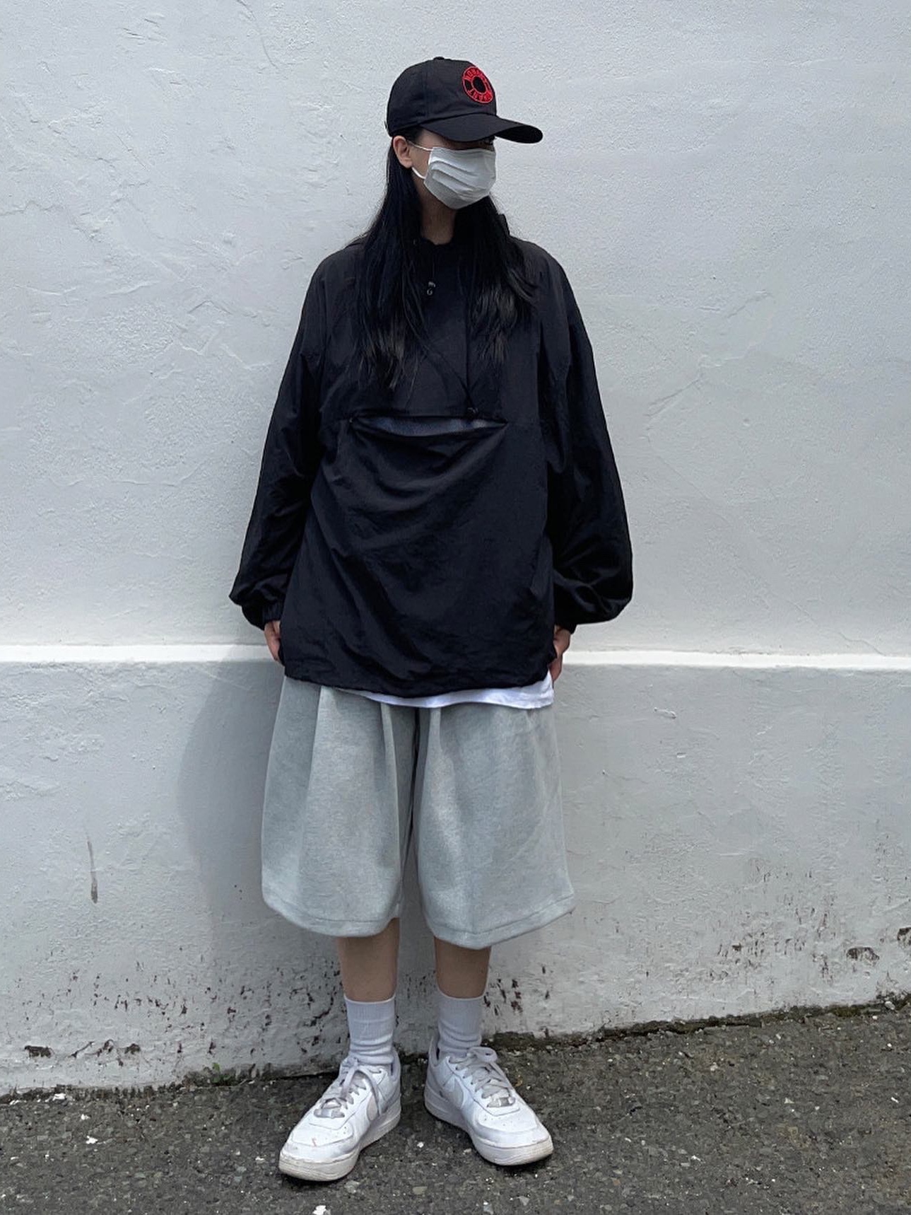 Nike Air Force 1 '07 Low White, (W) Nike Air Force 1 '07 Low White 착용 스타일 - 2