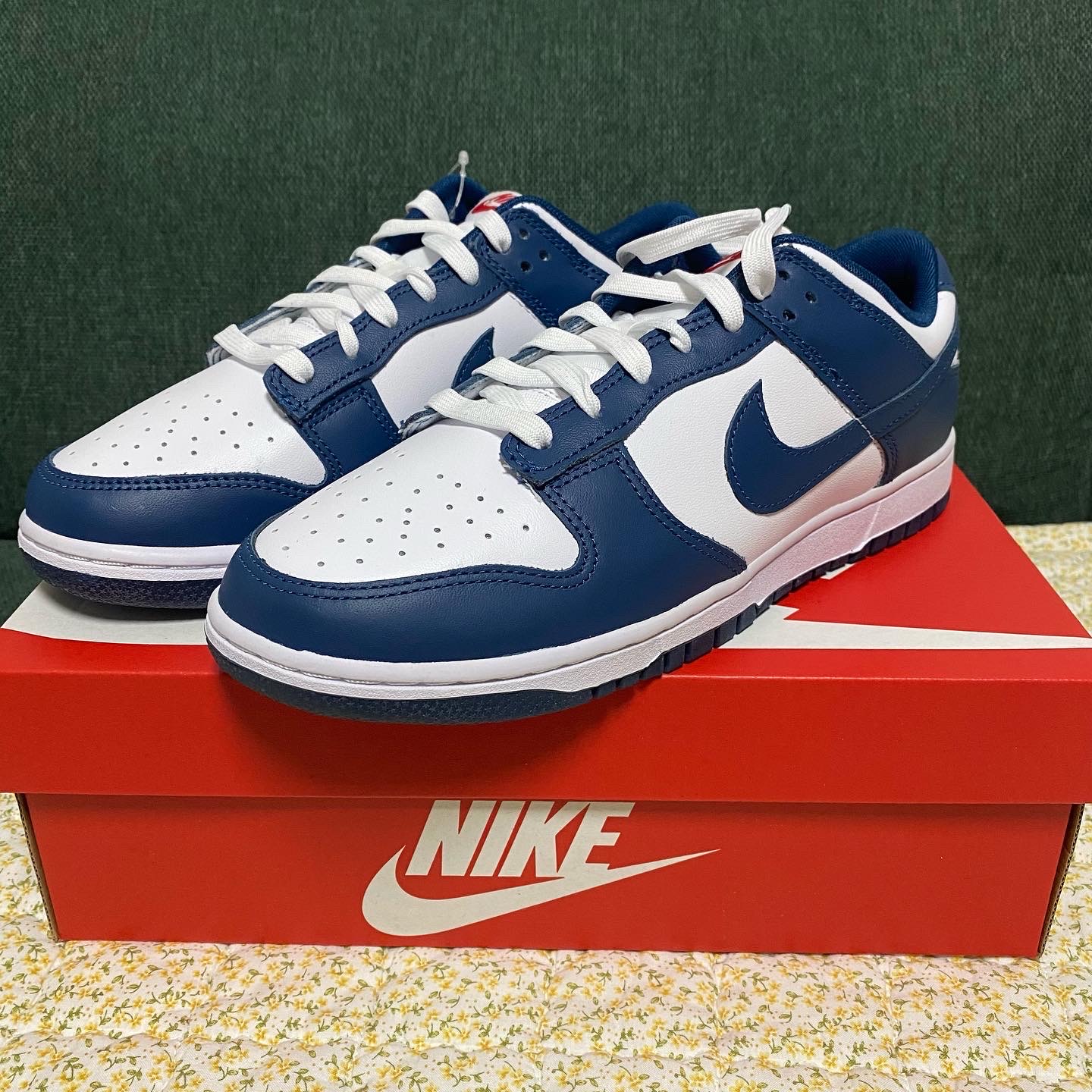 Nike Dunk Low Retro Valerian Blue 착용 스타일 - 2