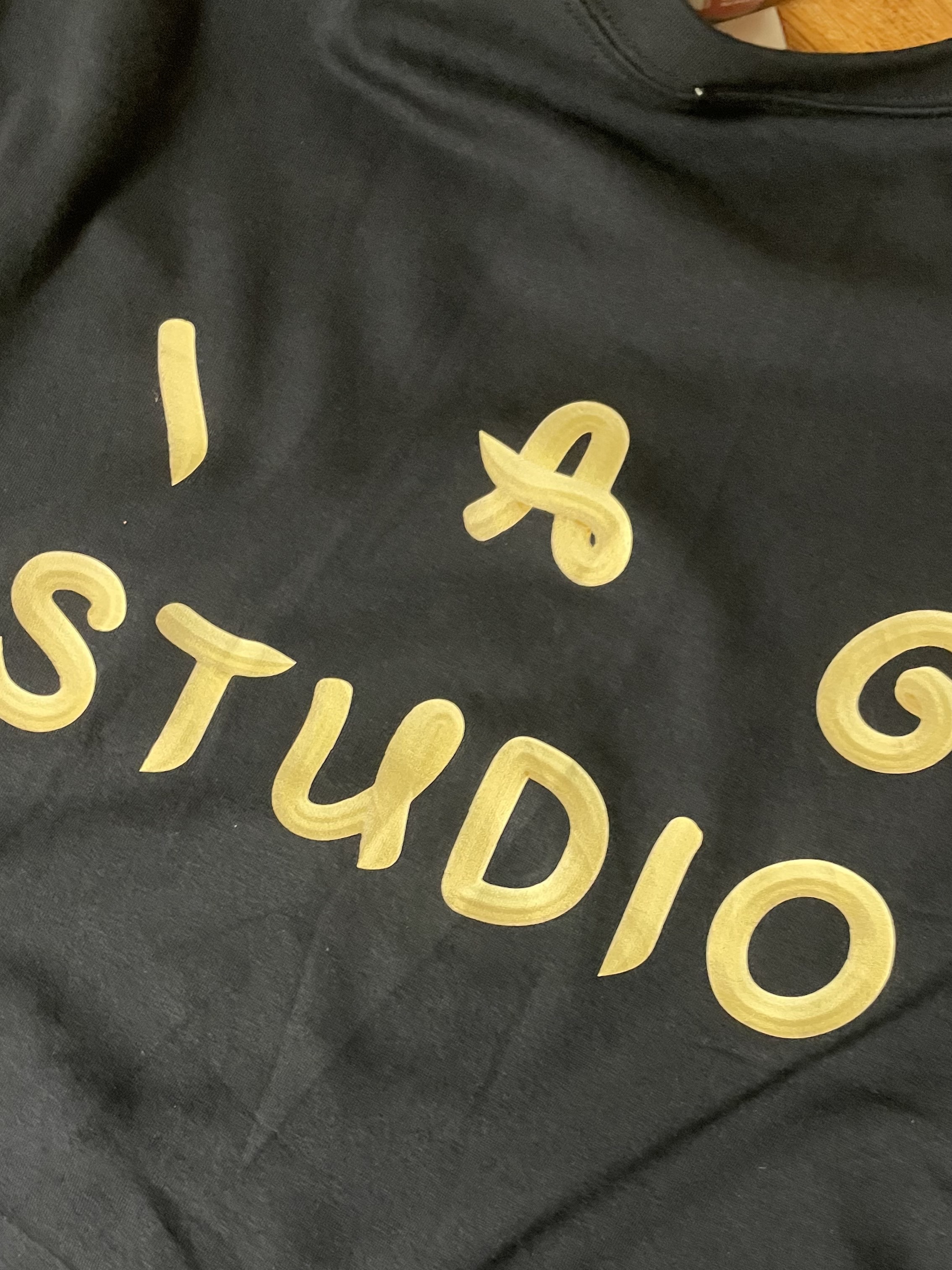 IAB Studio x Ottogi Mayonnaise 50th Anniversary T-Shirt Navy 착용 스타일