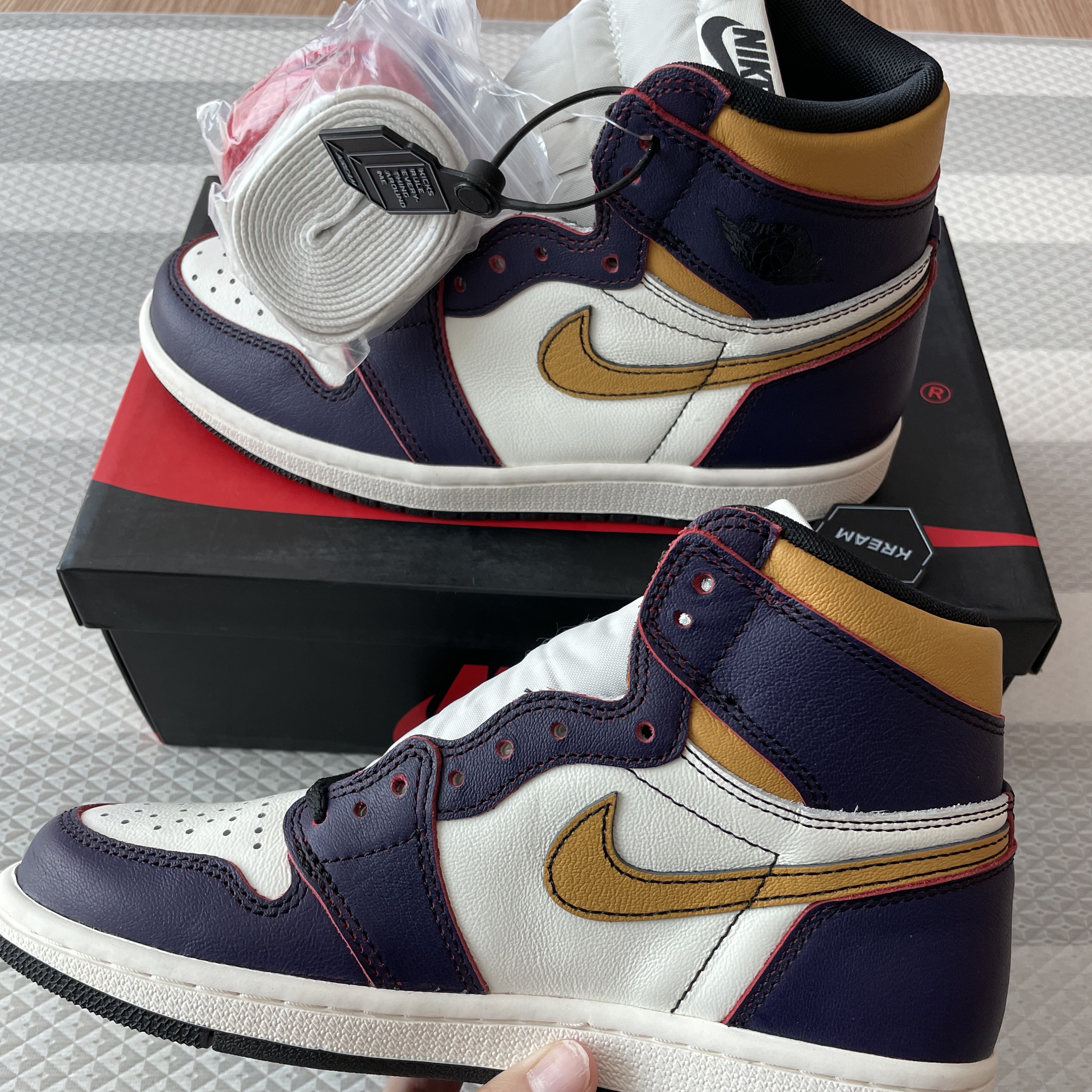 Jordan 1 Retro High OG Defiant SB LA to Chicago 착용 스타일 - 3