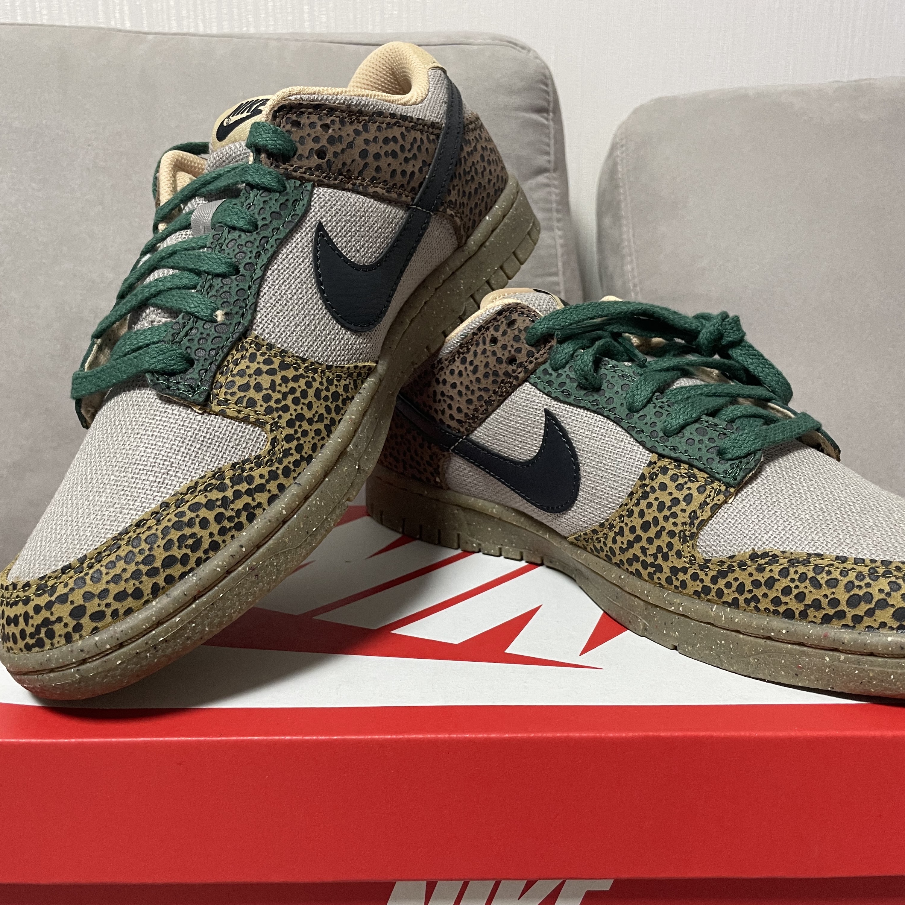 NIke Dunk Low Safari 착용 스타일 - 2