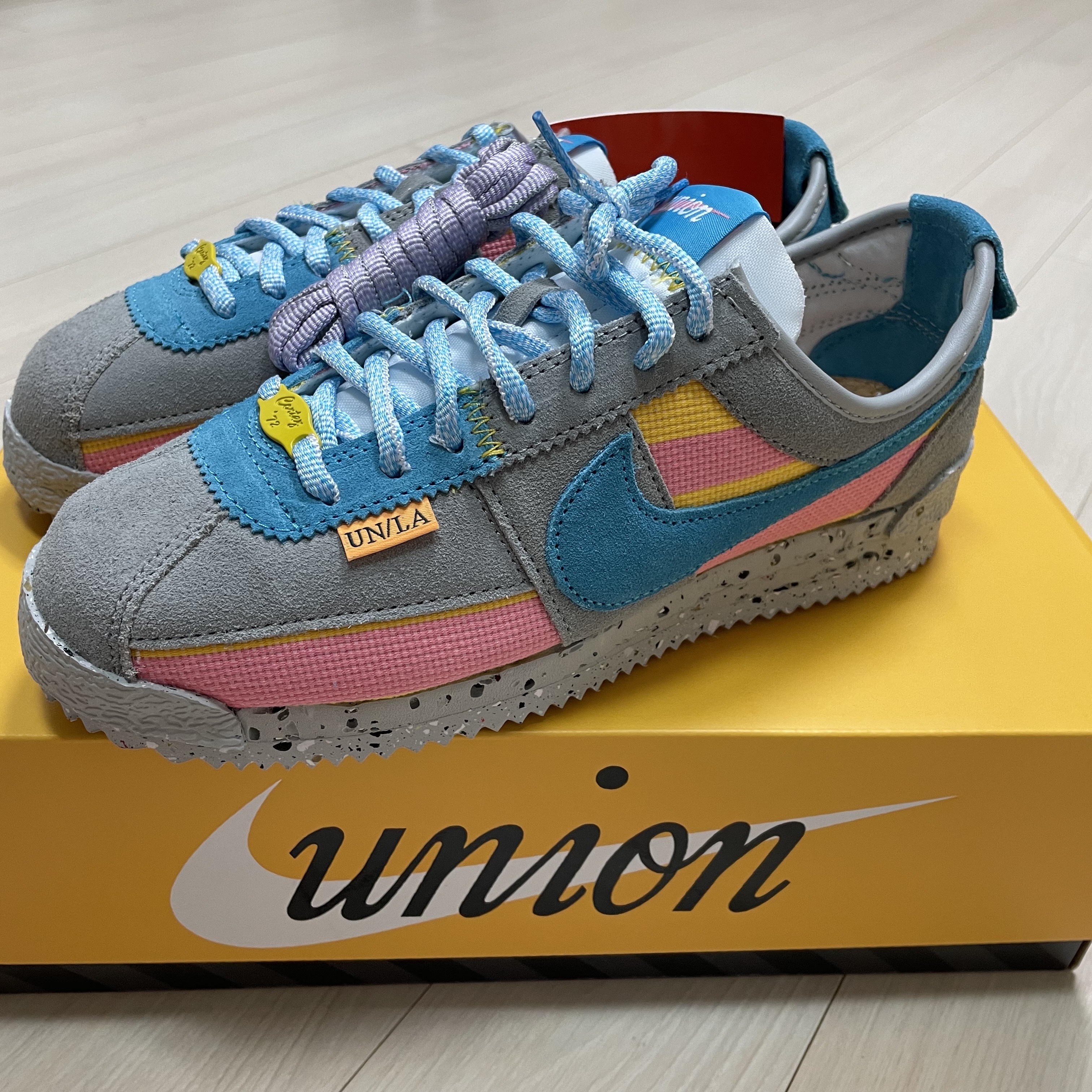 Nike x Union Cortez SP Light Smoke 착용 스타일 - 1