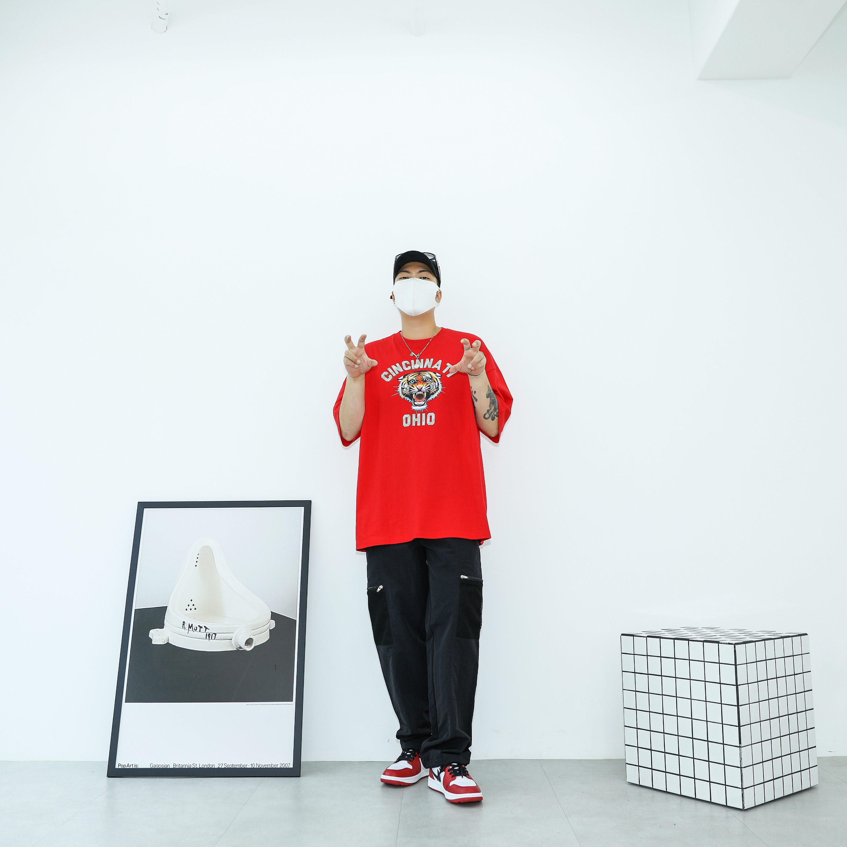 Jordan 1 Low Golf Chicago 착용 스타일 - 1