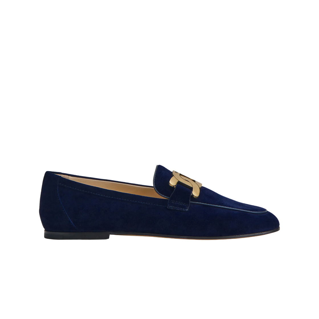 (W) 토즈 케이트 스웨이드 로퍼 블루((W) Tod's Kate Suede Loafers Blue) - 1