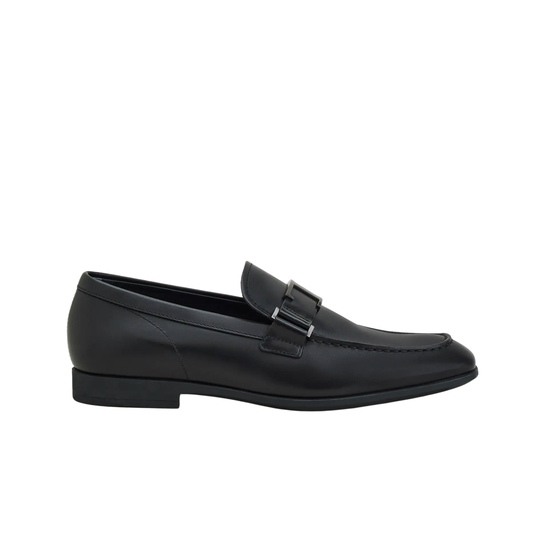 XXM51B0CT60VAFB999 Tod's Leather Loafers Black - 대표 이미지 #1