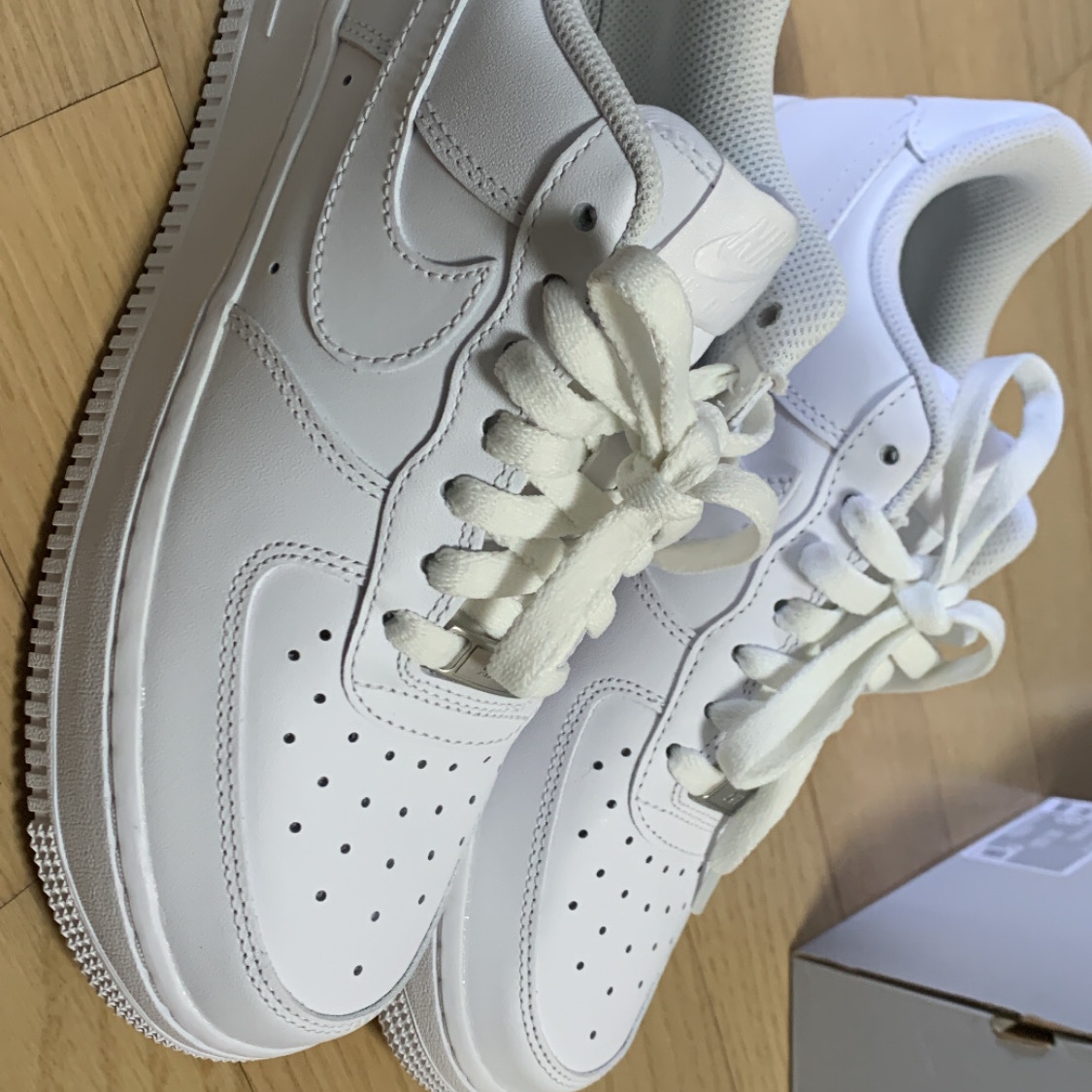 (W) Nike Air Force 1 '07 Low White 착용 스타일
