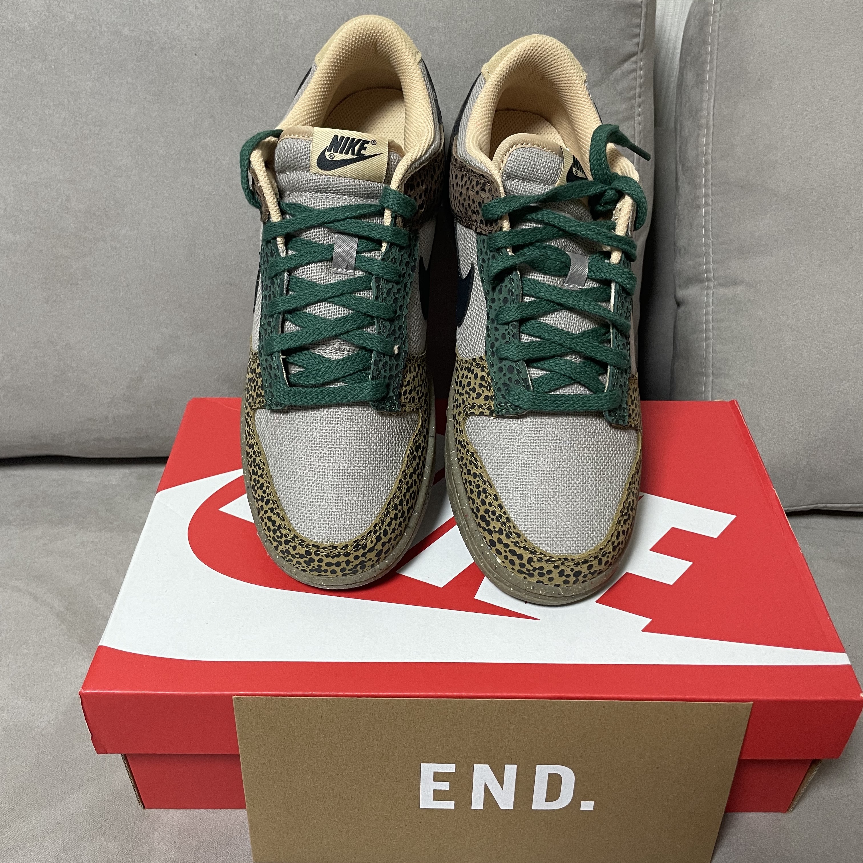 NIke Dunk Low Safari 착용 스타일 - 4