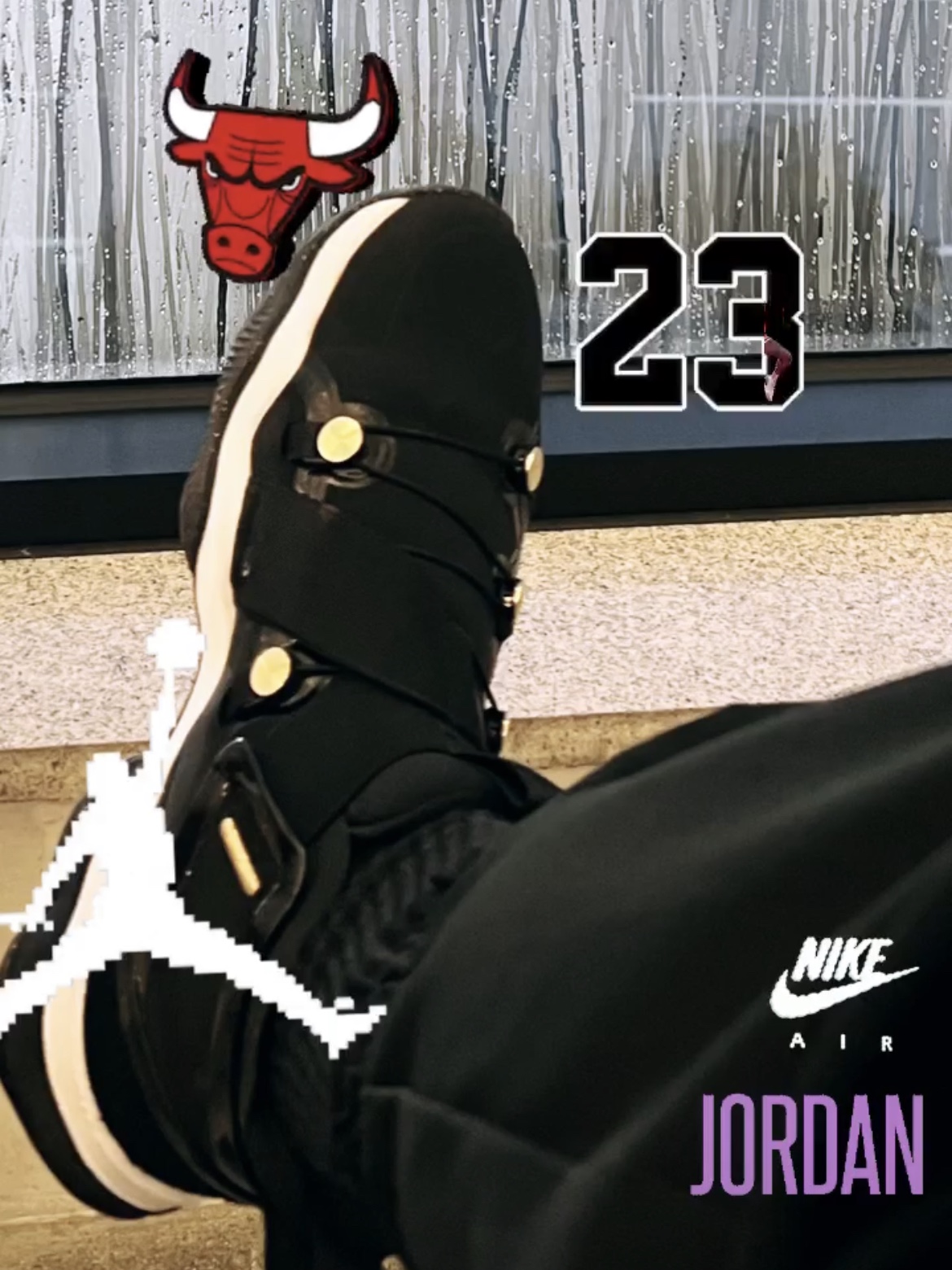 Jordan AJNT 23 Black Gold 착용 스타일