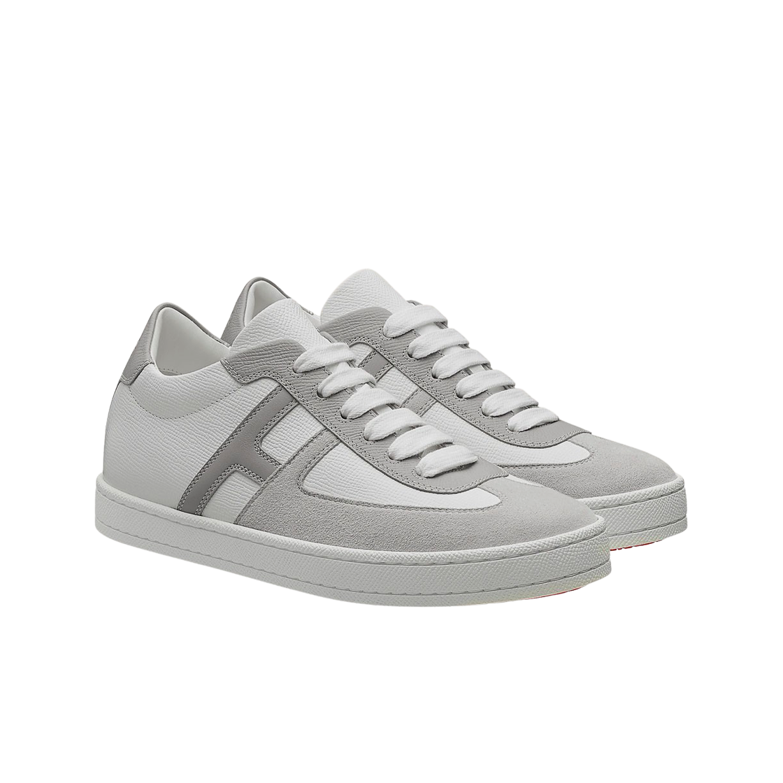 (W) 에르메스 부메랑 스니커즈 앱송 & 블랑 그리((W) Hermes Boomerang Sneakers Epsom & Blanc Gris) - 2