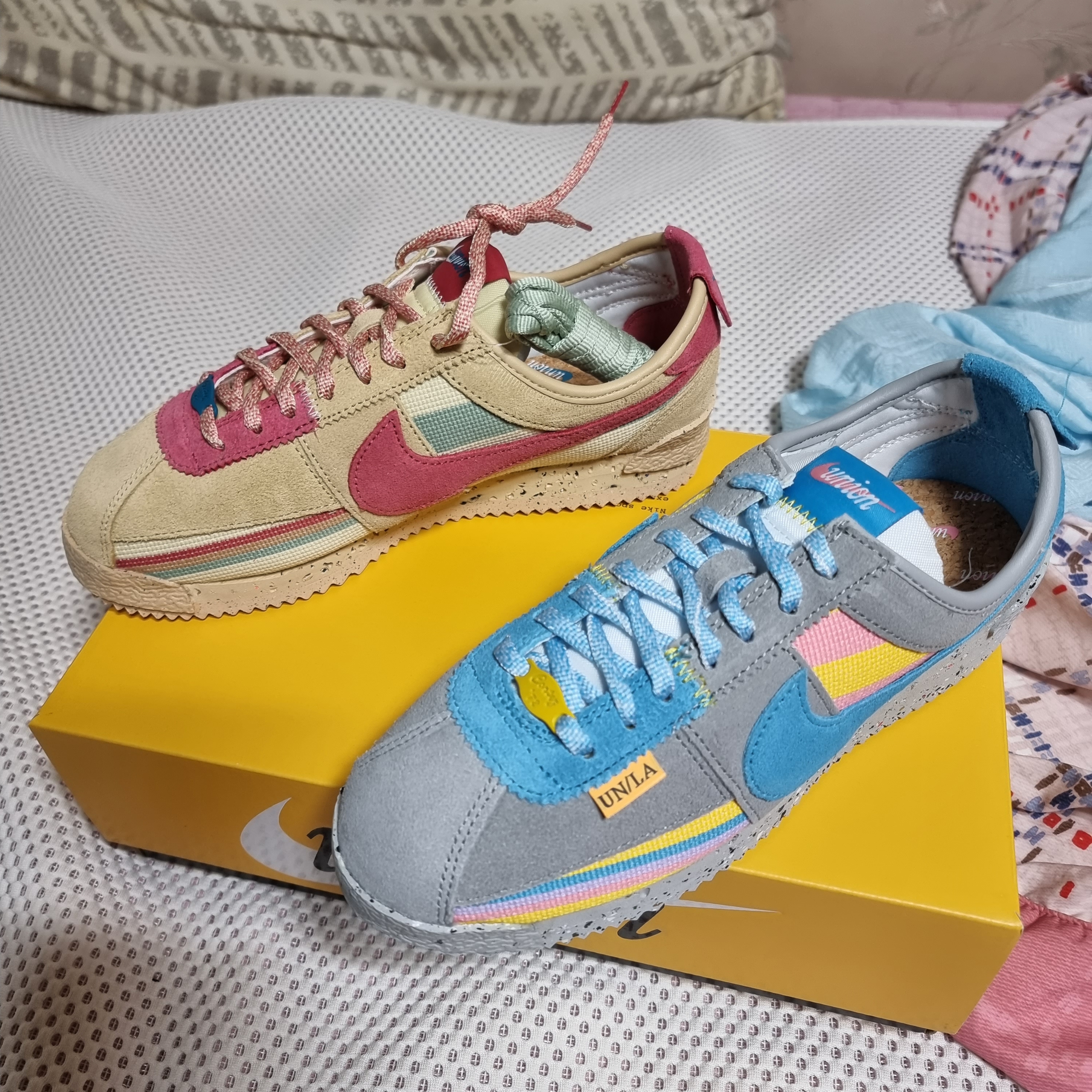 Nike x Union Cortez SP Sesame, Nike x Union Cortez SP Light Smoke 착용 스타일