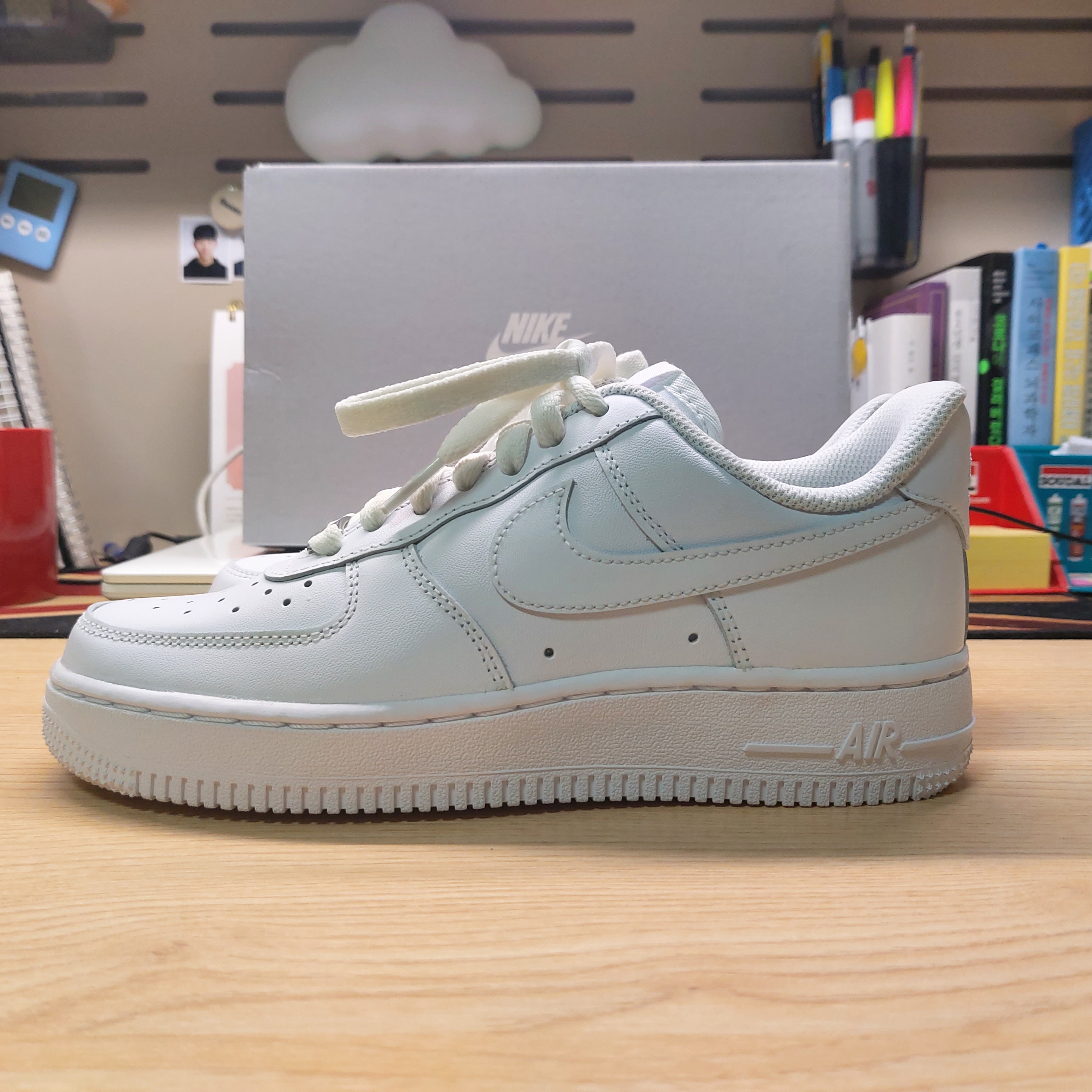 Nike Air Force 1 '07 Low White 착용 스타일 - 2