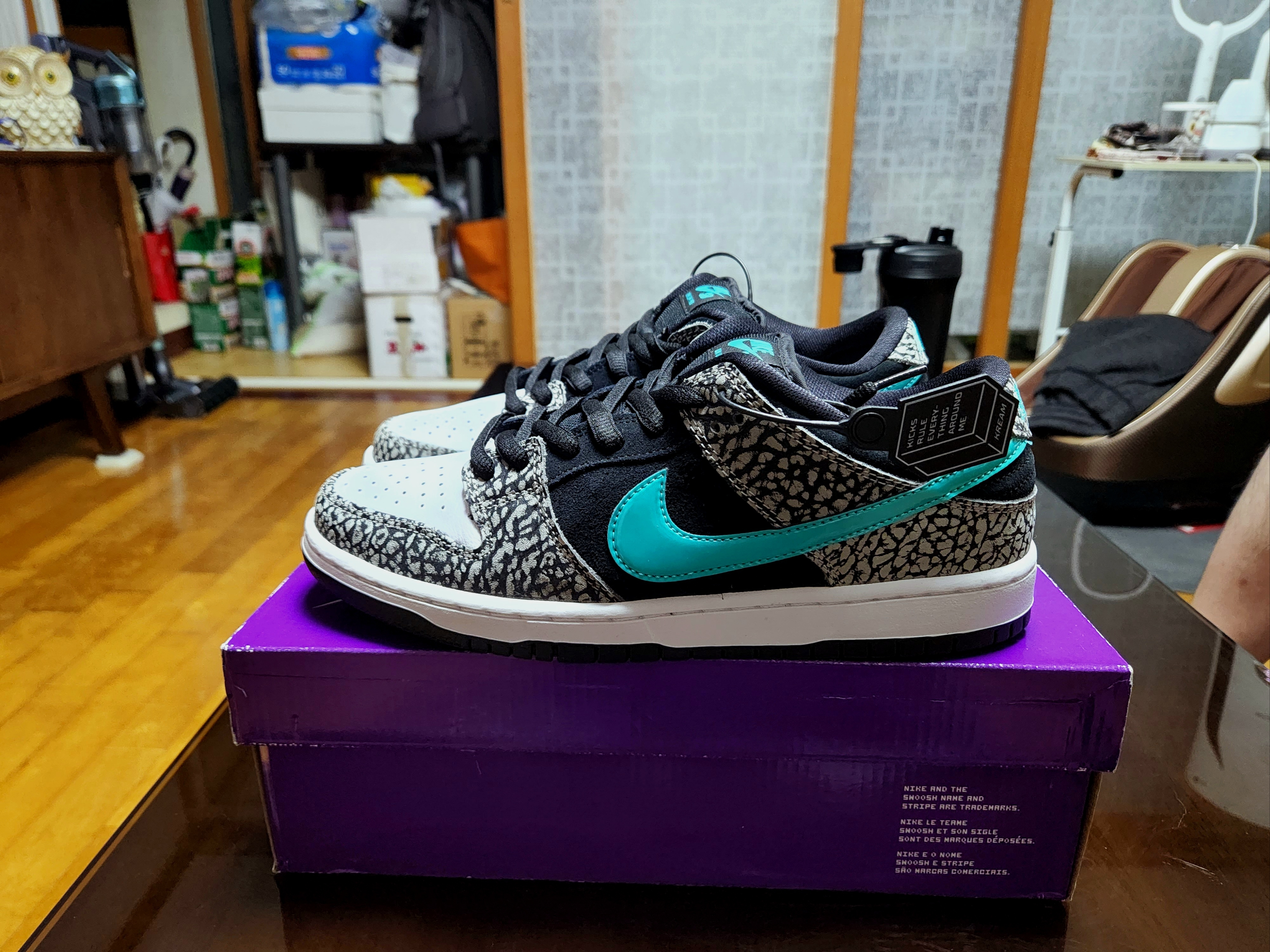 Nike SB Dunk Low Pro Clear Jade 착용 스타일