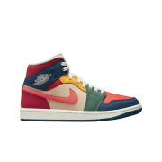 (W) Jordan 1 Mid SE French Blue Magic Amber