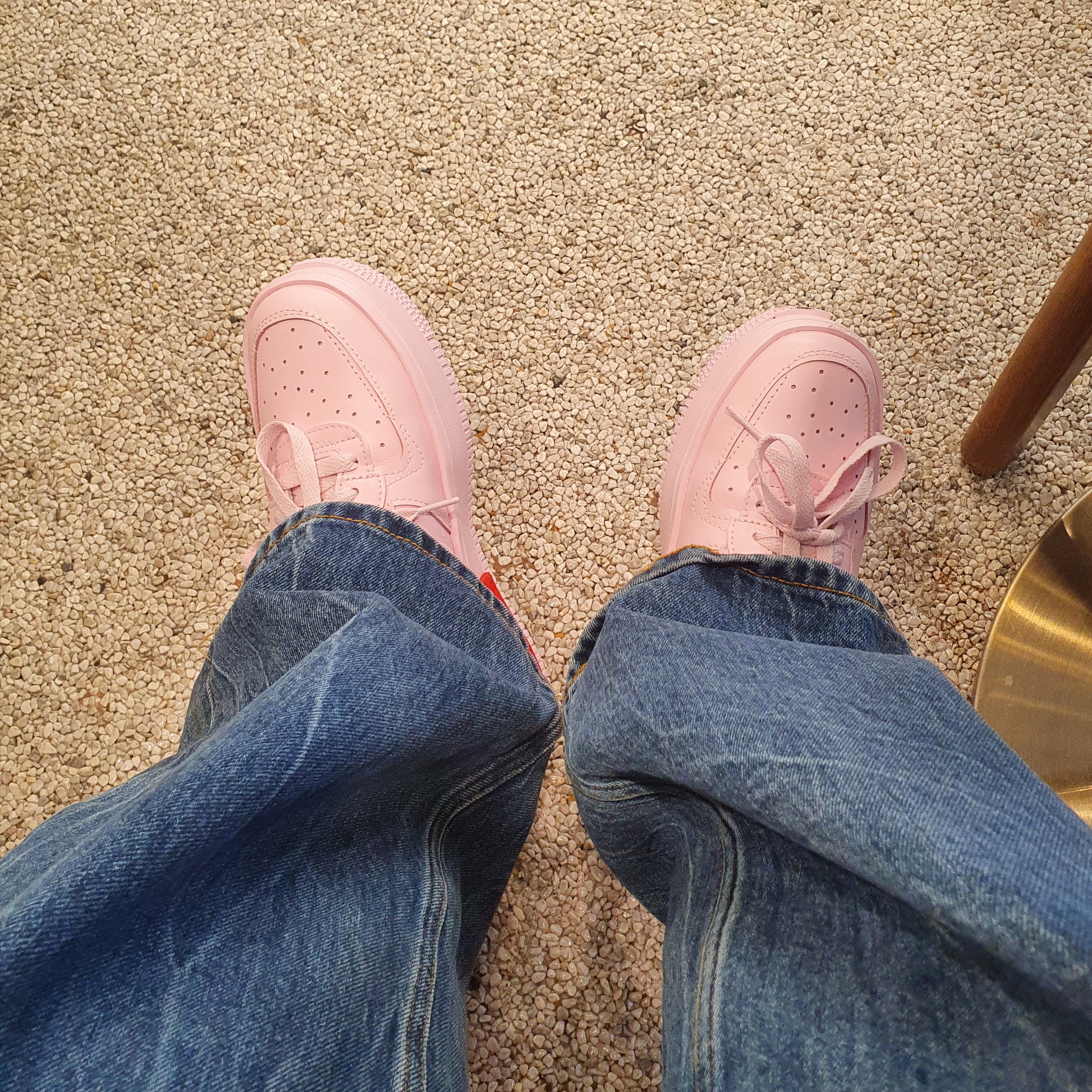 (W) Nike Air Force 1 Fontanka Pink Foam 착용 스타일