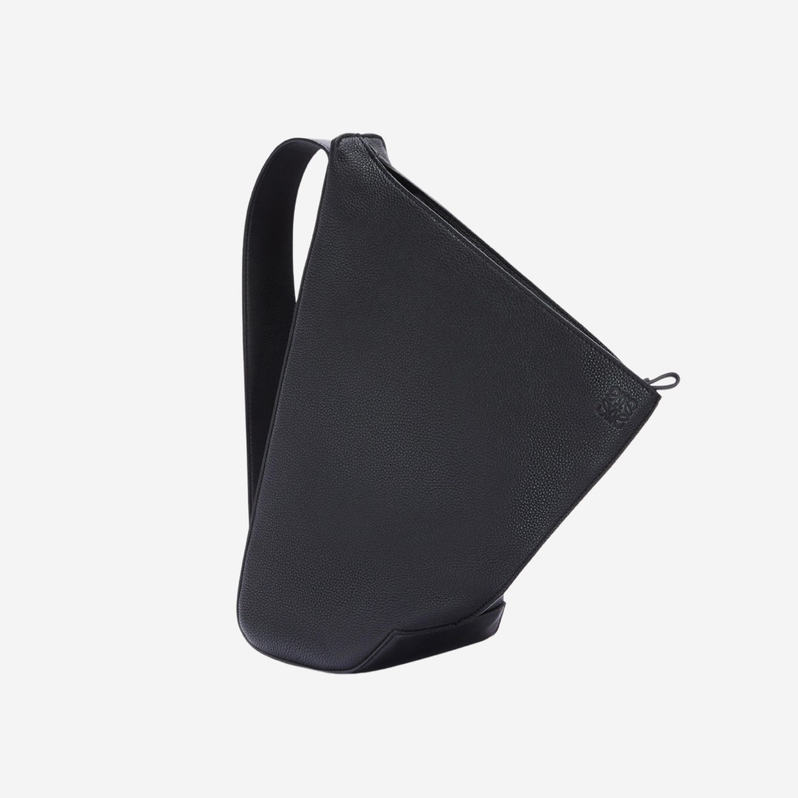 Loewe Anton Sling Bag in Soft Grained Calfskin Black 상세 이미지 3