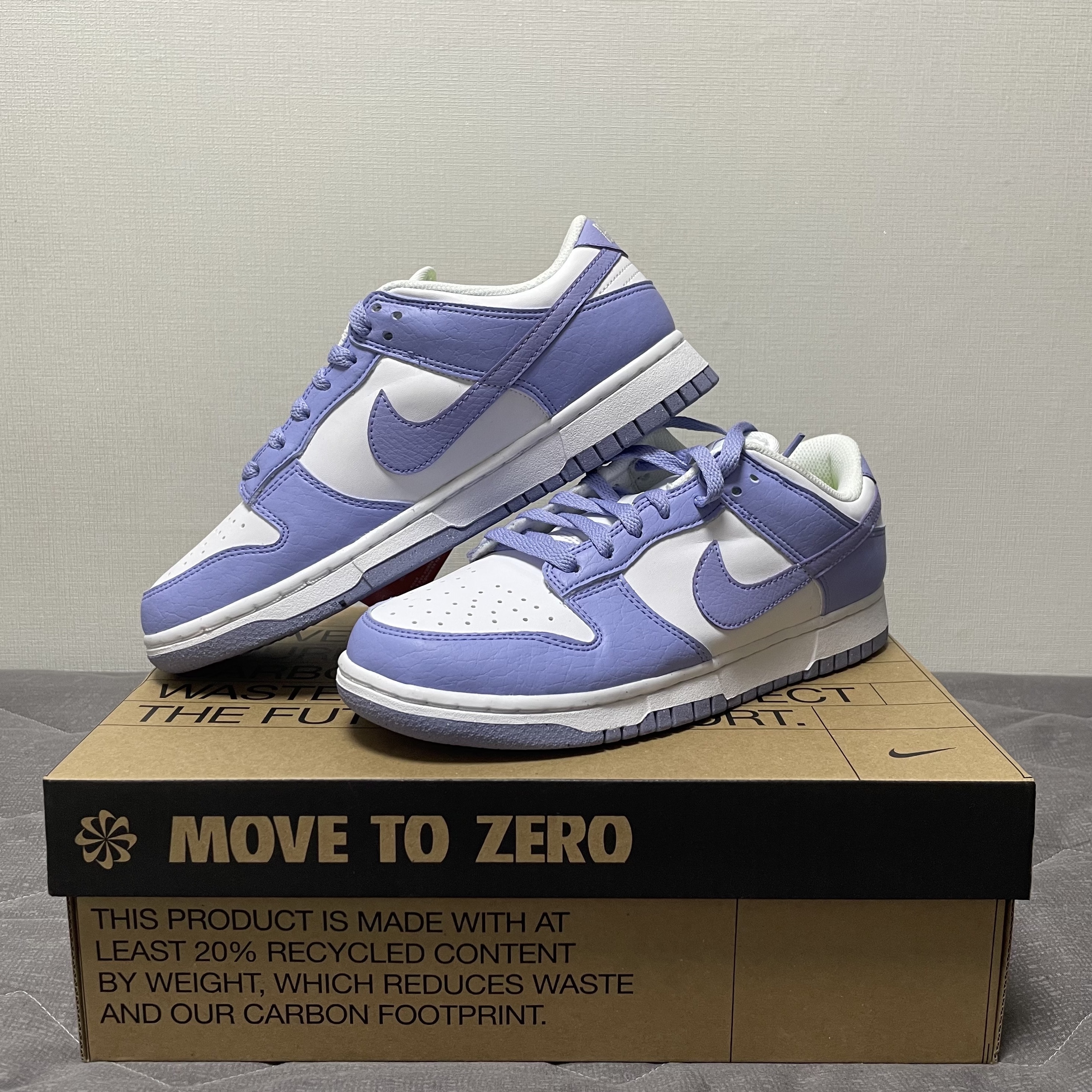 (W) Nike Dunk Low Next Nature Lilac 착용 스타일 - 1
