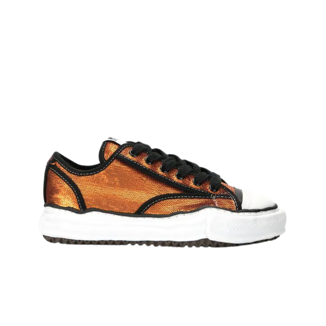 메종 미하라 야스히로 피터슨 OG 솔 시퀸 자수 로우탑 스니커즈 오렌지(Maison Mihara Yasuhiro Peterson OG Sole Sequin Embroidered Low-top Sneakers Orange) - 1