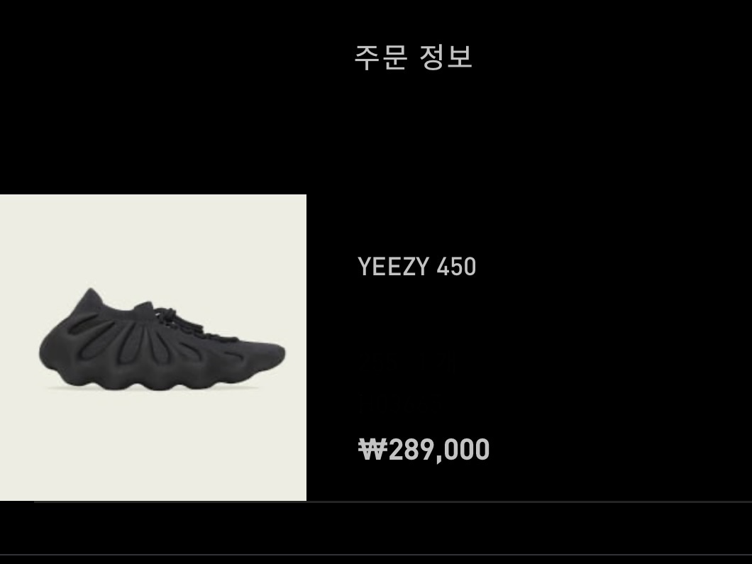 Adidas Yeezy 450 Utility Black 착용 스타일