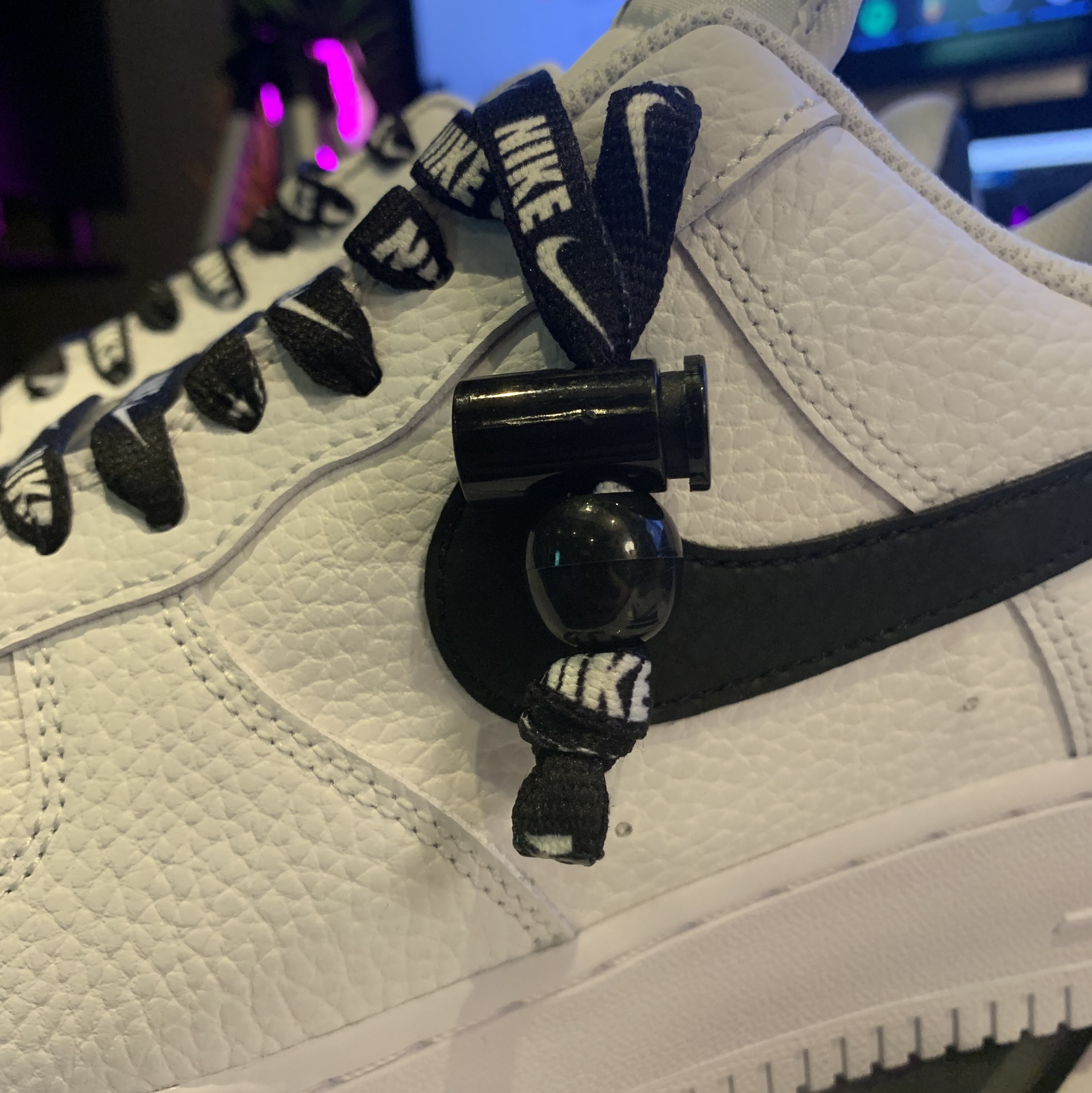Nike Air Force 1 '07 White Black 착용 스타일 - 2