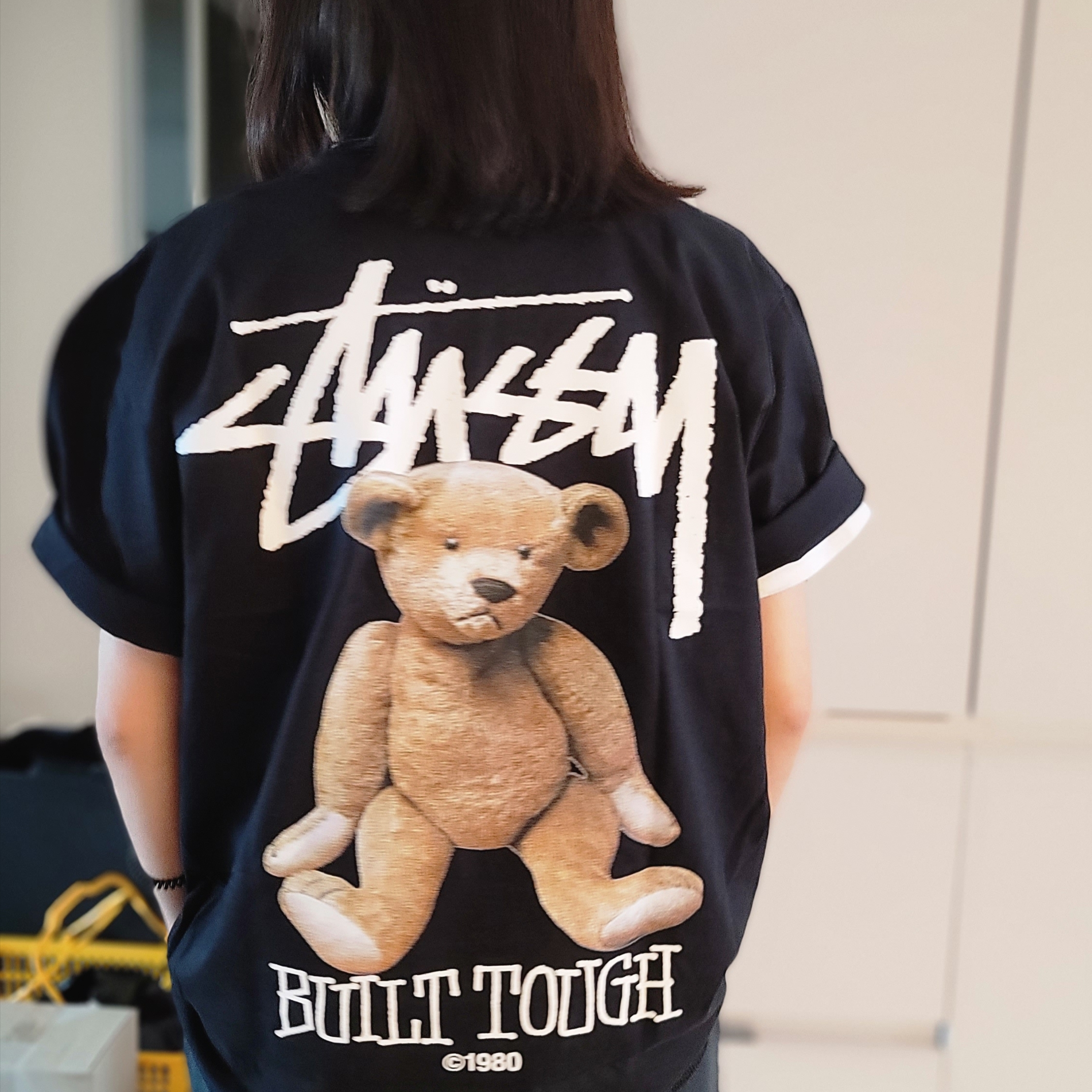 Stussy Built Tough T-Shirt Black 착용 스타일