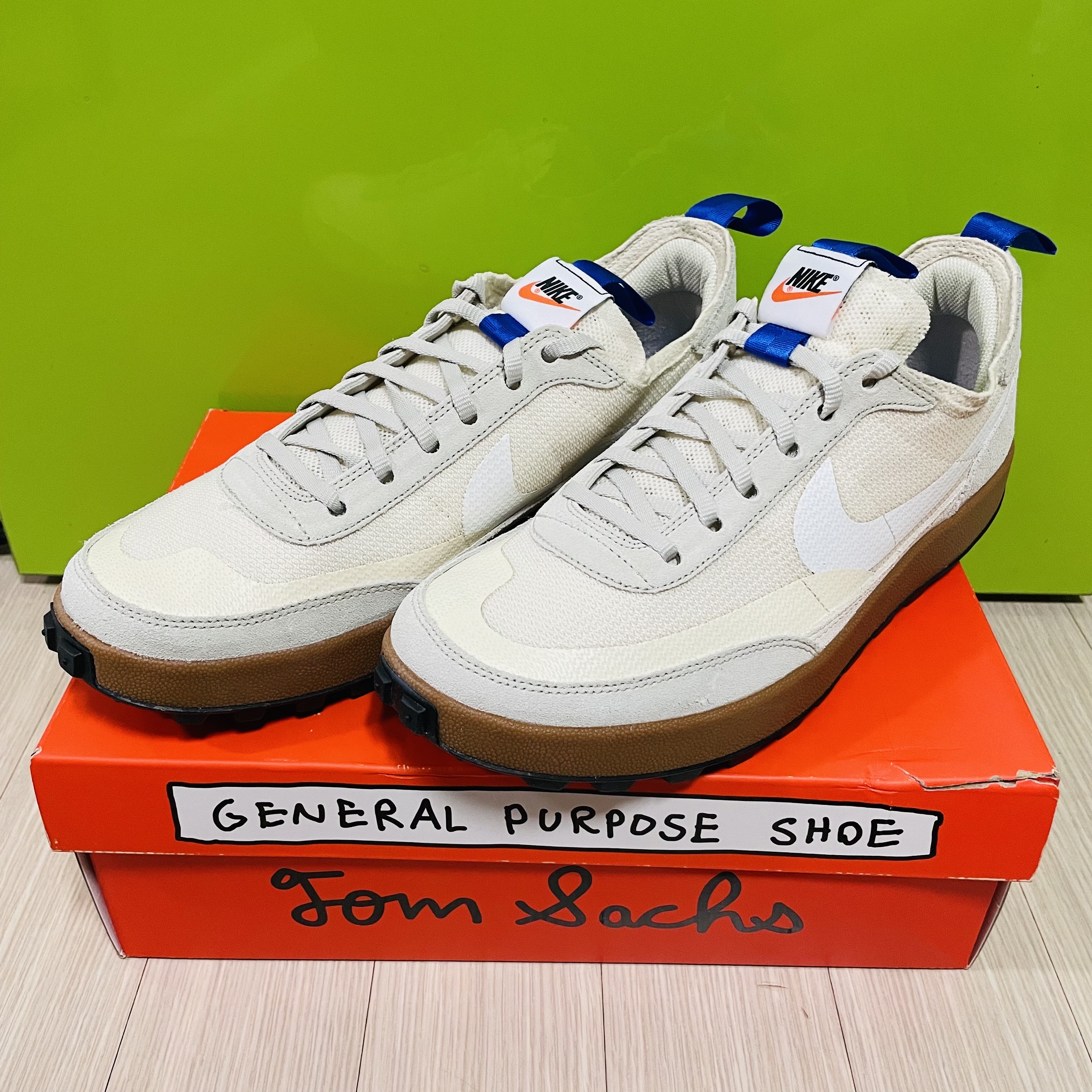 Nike x Tom Sachs General Purpose Shoe Light Cream 착용 스타일 - 1