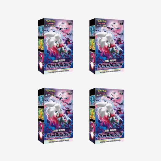 포켓몬 카드 게임 소드&실드 강화 확장팩 다크 판타스마 4박스 (총 80팩)