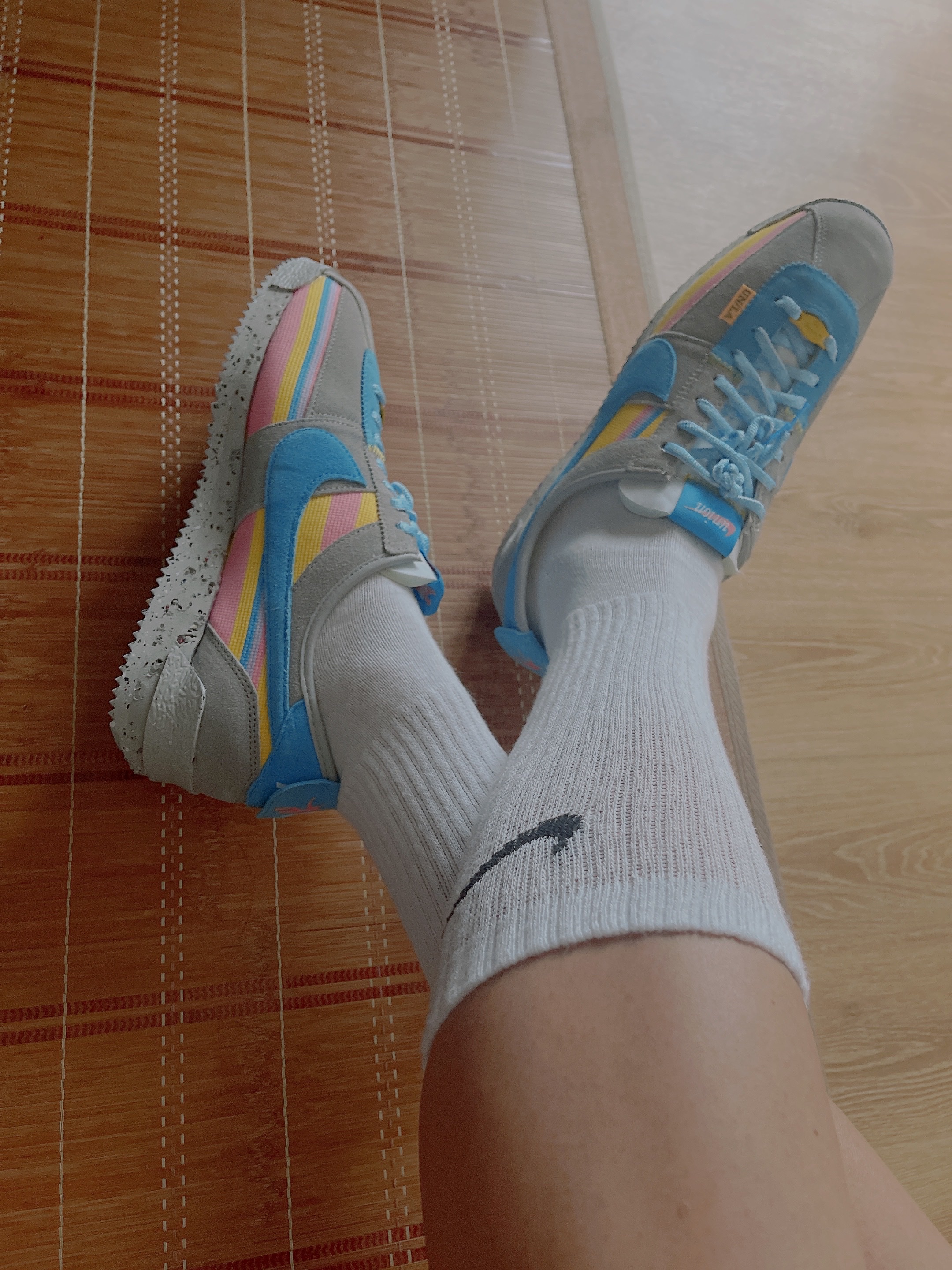 Nike x Union Cortez SP Light Smoke 착용 스타일