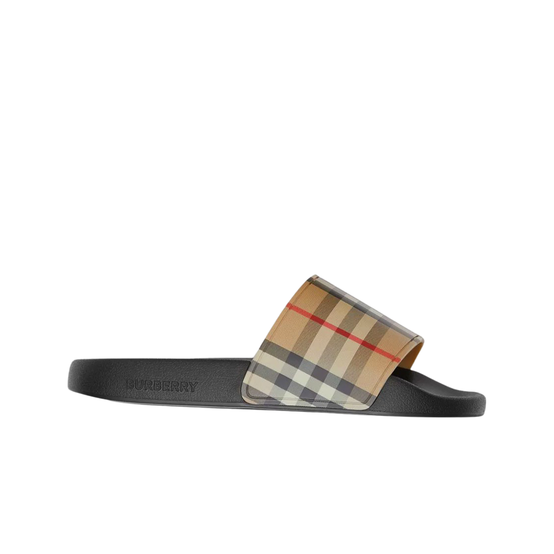 (W) 버버리 빈티지 체크 슬라이드 아카이브 베이지((W) Burberry Vintage Check Slides Archive Beige)