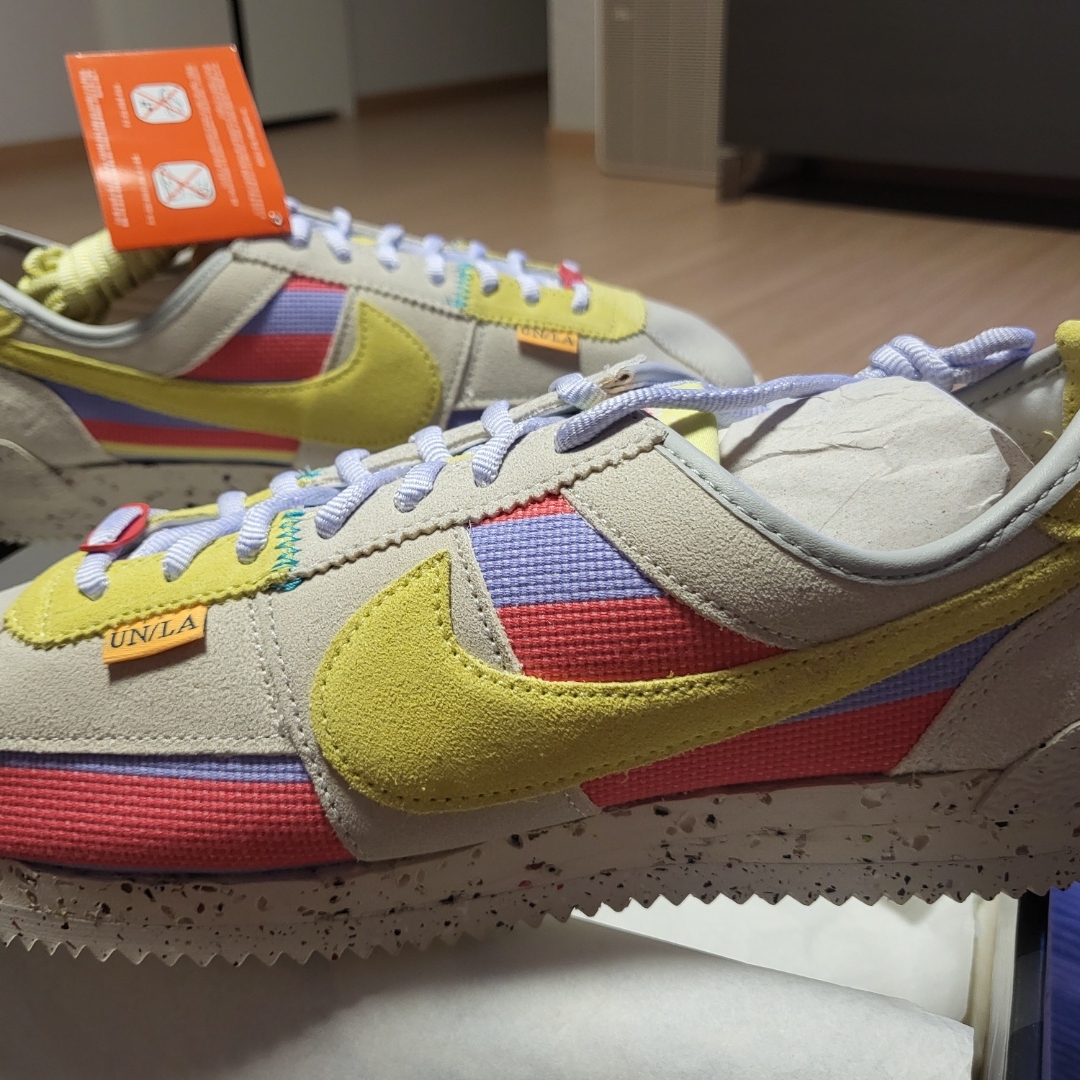 Nike x Union Cortez SP Lemon Frost 착용 스타일