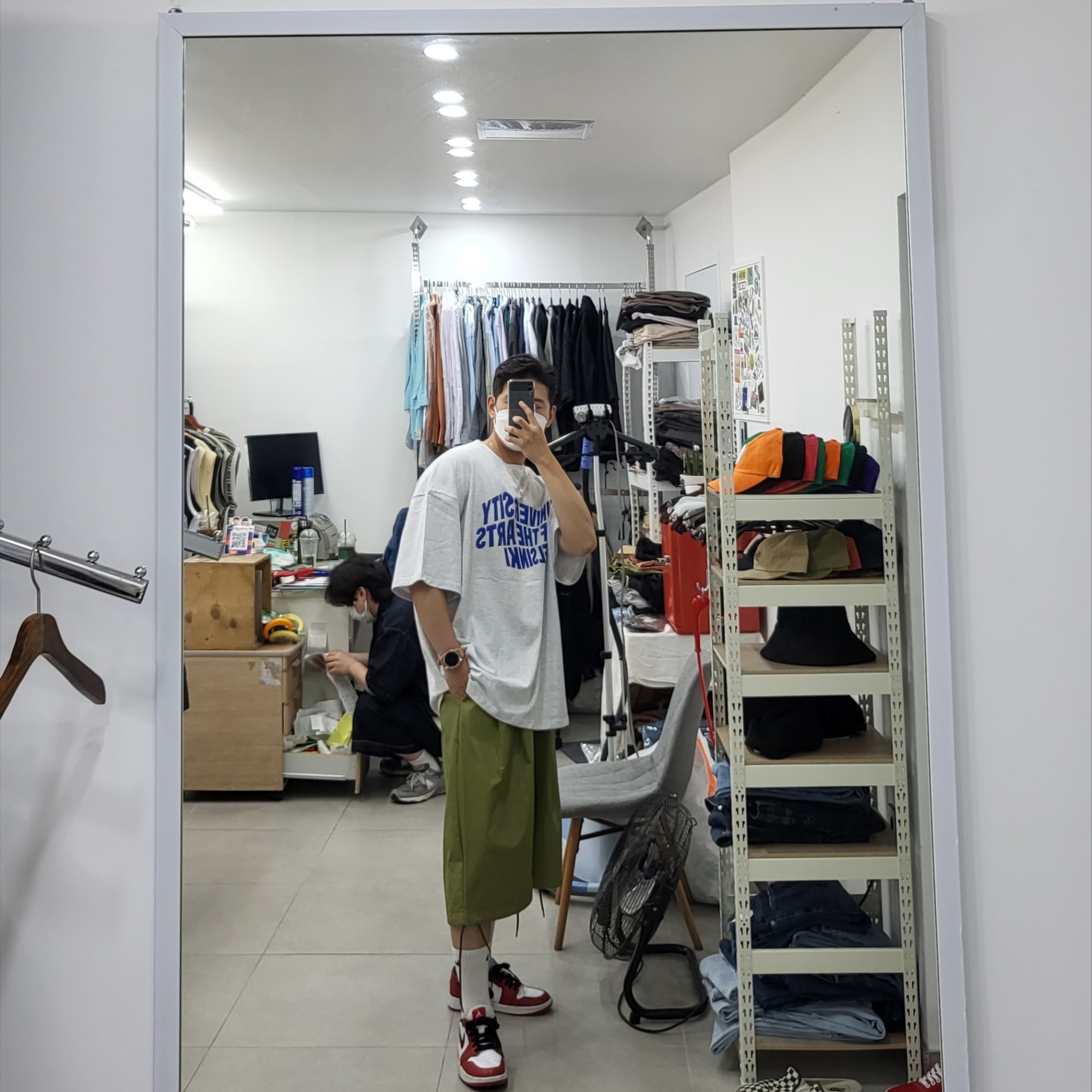 Jordan 1 Low Golf Chicago 착용 스타일