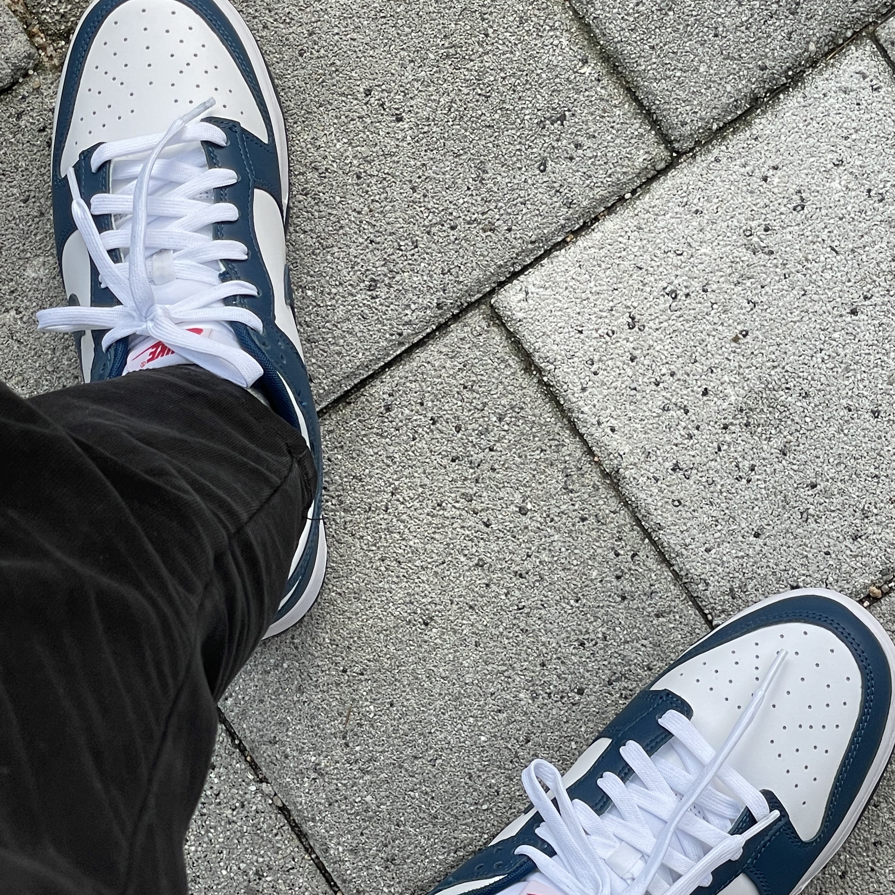 Nike Dunk Low Retro Valerian Blue 착용 스타일