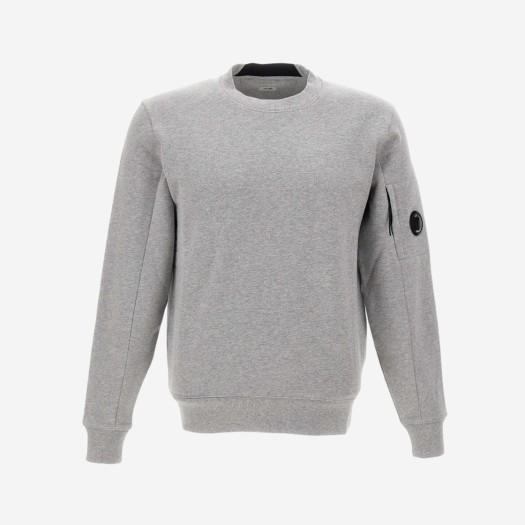 C.P. Company Diagonal Raised Fleece Sweatshirt Grey Melange - 22FW