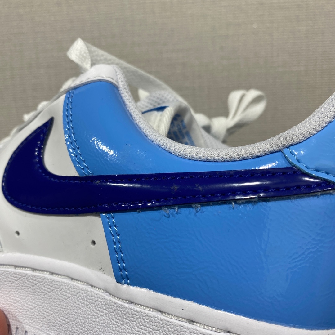 (W) Nike Air Force 1 '07 Essential University Blue 착용 스타일 - 4