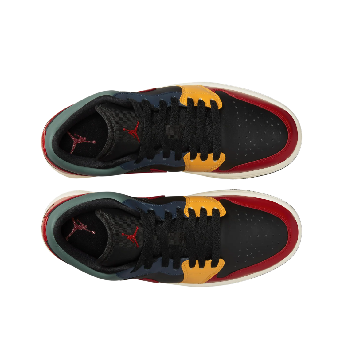 (W) 조던 1 로우 SE 블랙 멀티((W) Jordan 1 Low SE Black Multi) - 2