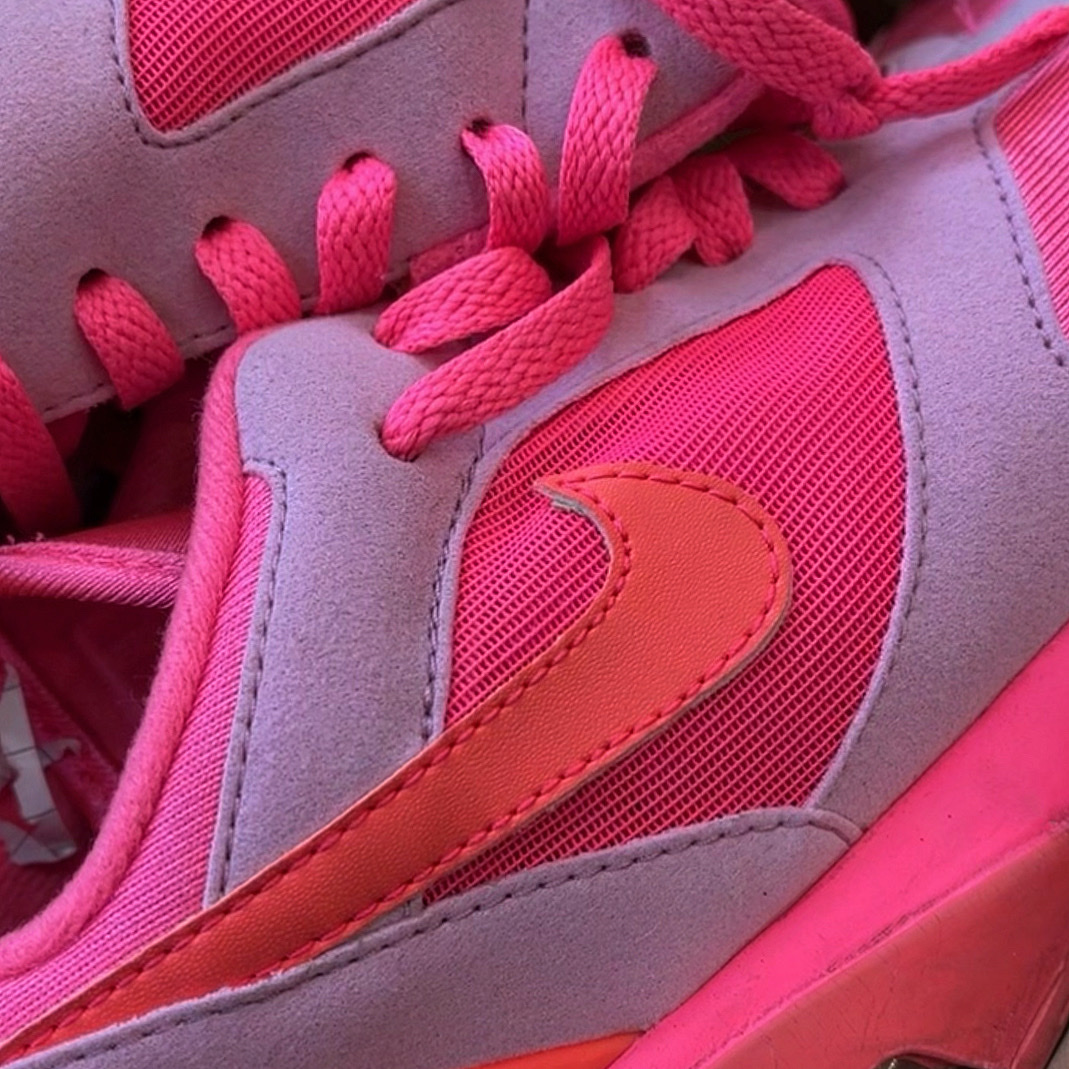 Nike x Comme des Garcons Homme Plus Air Max 180 Pink 착용 스타일