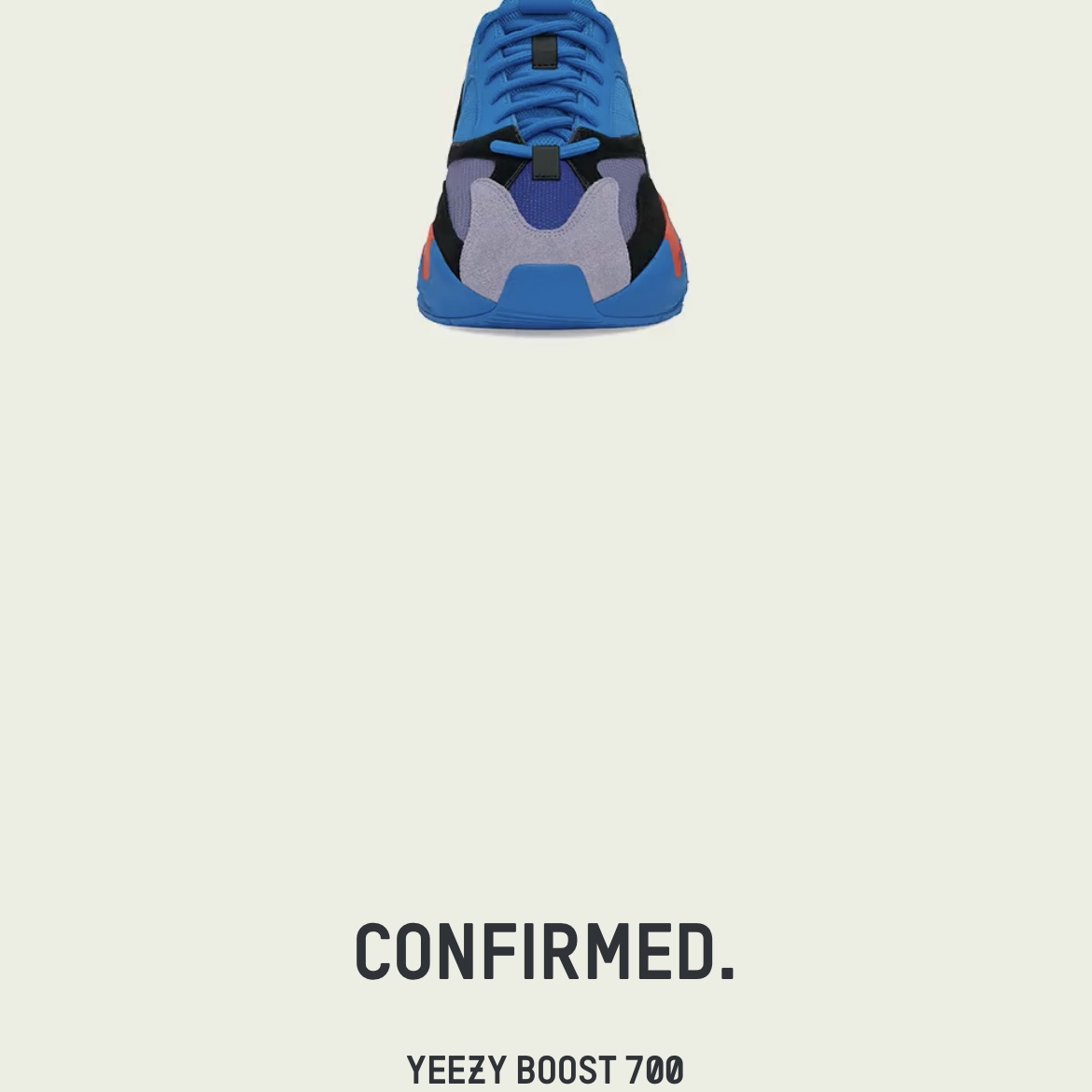 Adidas Yeezy Boost 700 Hi-Res Blue 착용 스타일