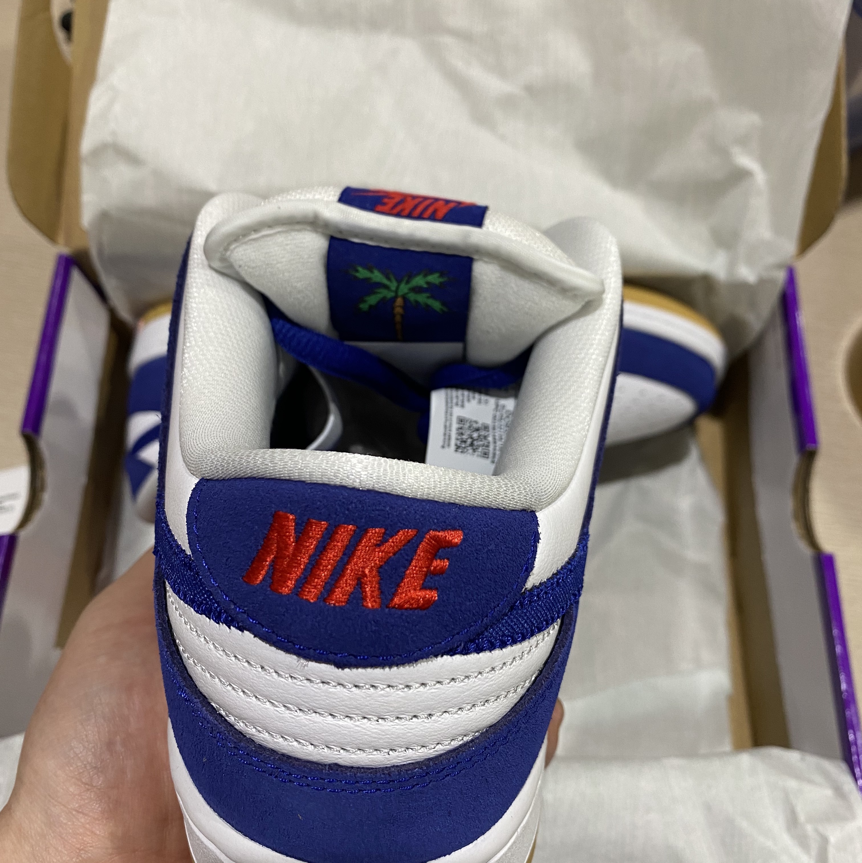 Nike SB Dunk Low Pro Premium Deep Royal Blue 착용 스타일 - 4