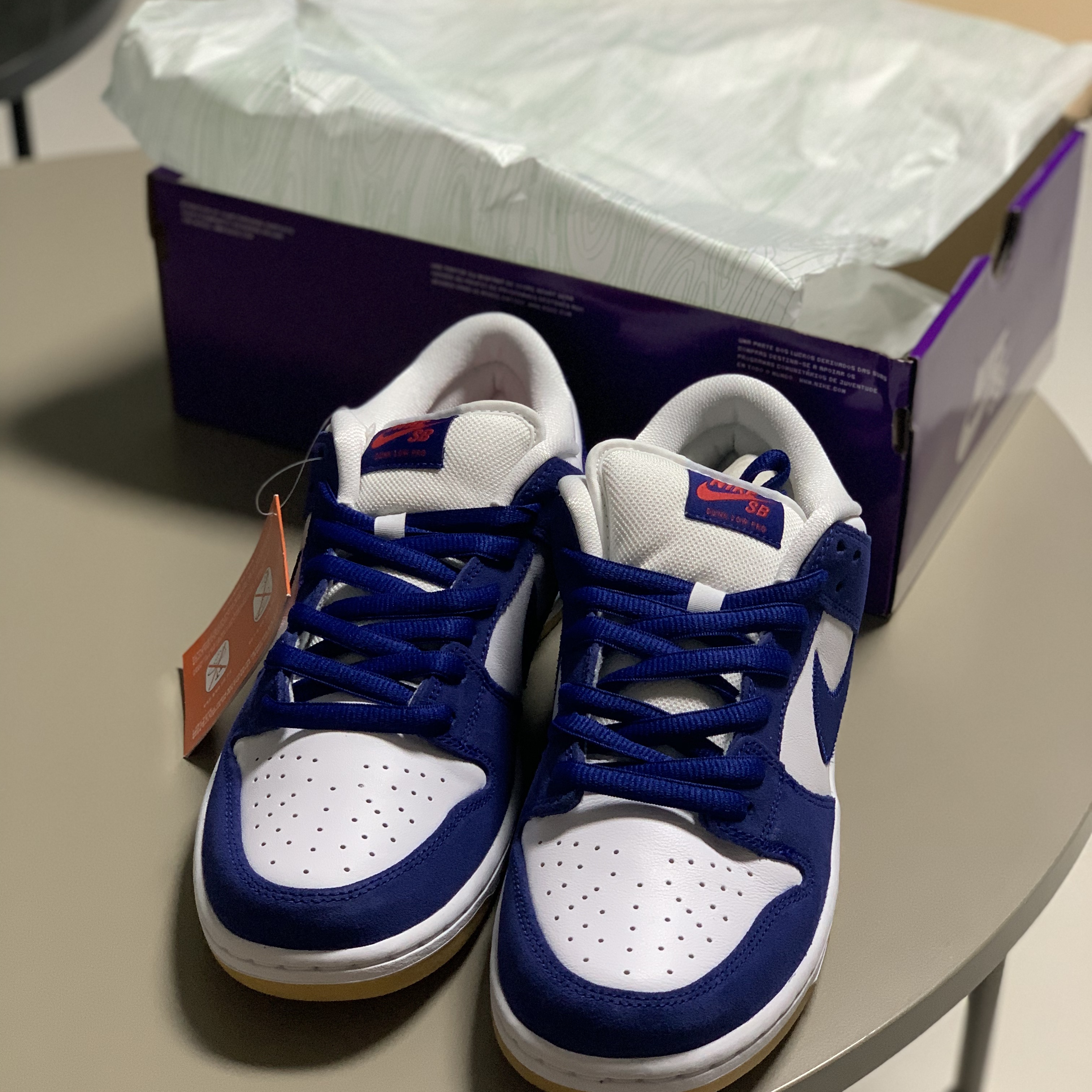Nike SB Dunk Low Pro Premium Deep Royal Blue 착용 스타일 - 5