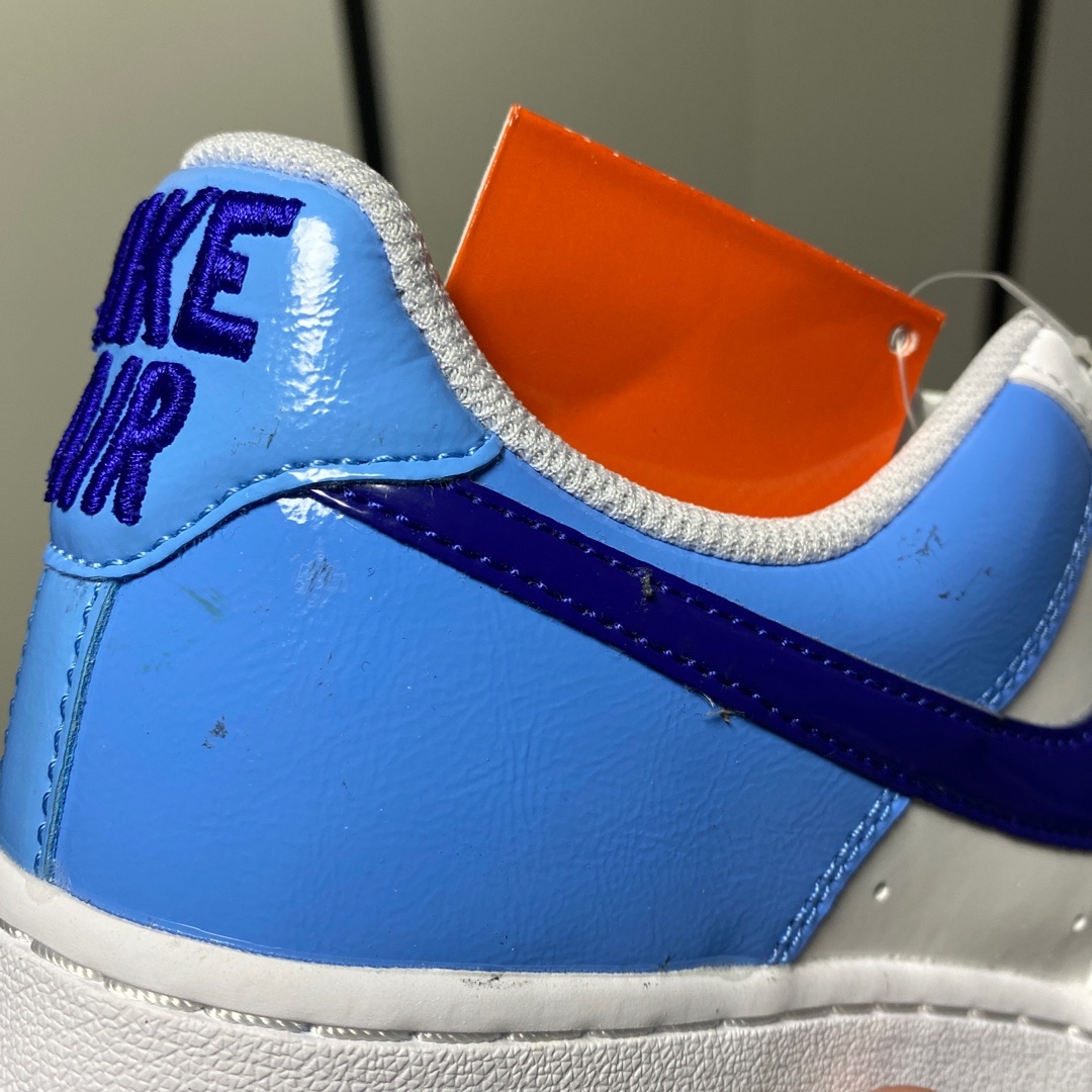 (W) Nike Air Force 1 '07 Essential University Blue 착용 스타일 - 3